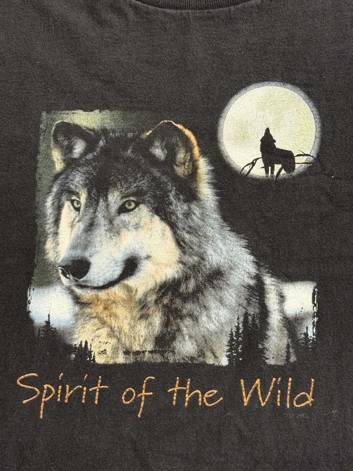 Alfred Dunhill Vintage Howling Wolf T-shirt Spirit of the Wild Faded Tee XL Size US XL / EU 56 / 4 - 4 Thumbnail