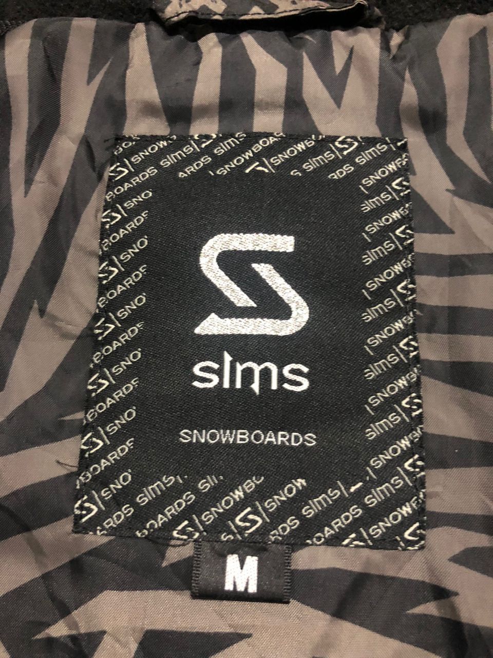 Japanese Brand Sims Snowboard Full Print Skulls Crossbones Ski Jacket Size US M / EU 48-50 / 2 - 17 Thumbnail