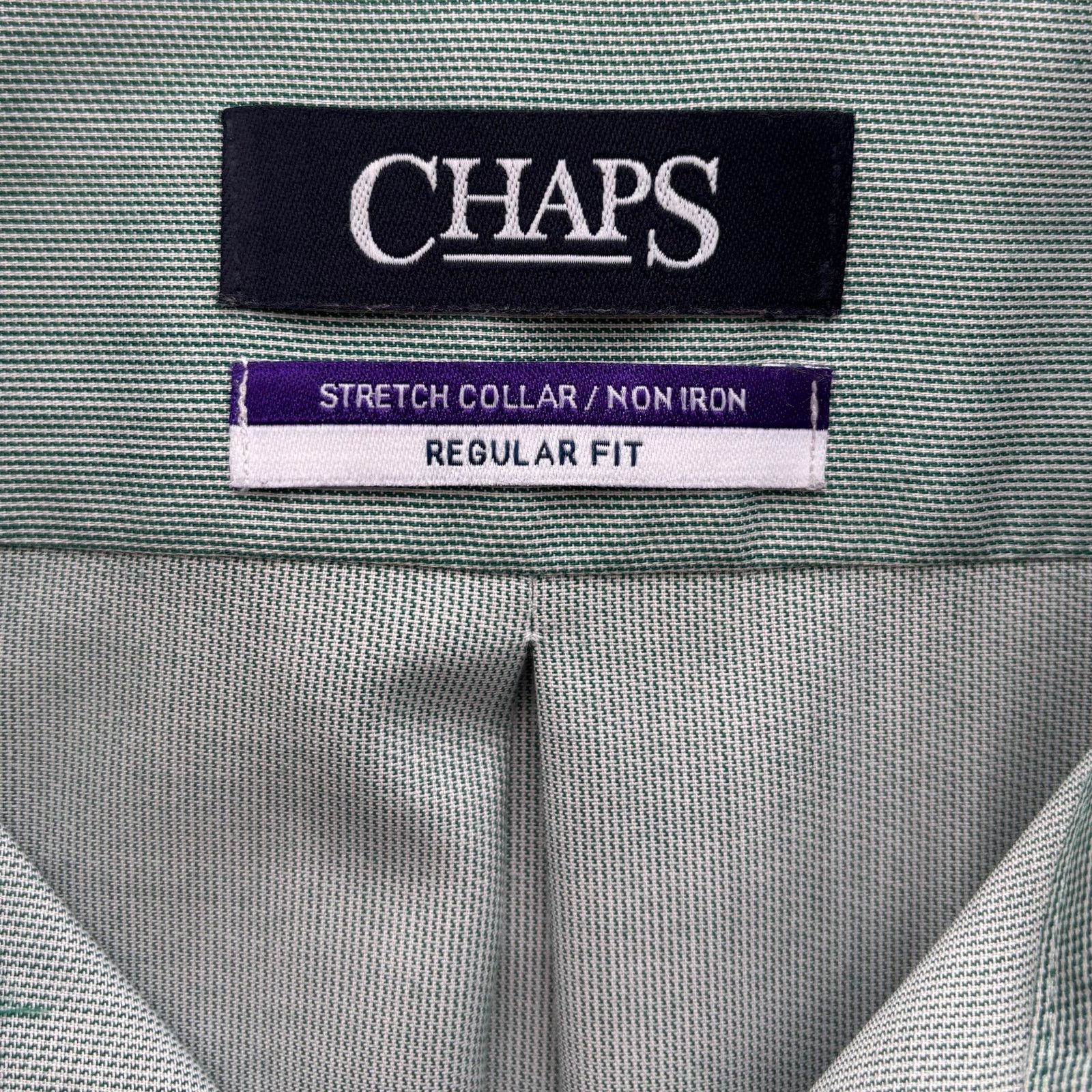 Chaps Chaps Pale Green Button Shirt Size 16.5 36/37 Regular Fit Size US M / EU 48-50 / 2 - 8 Thumbnail