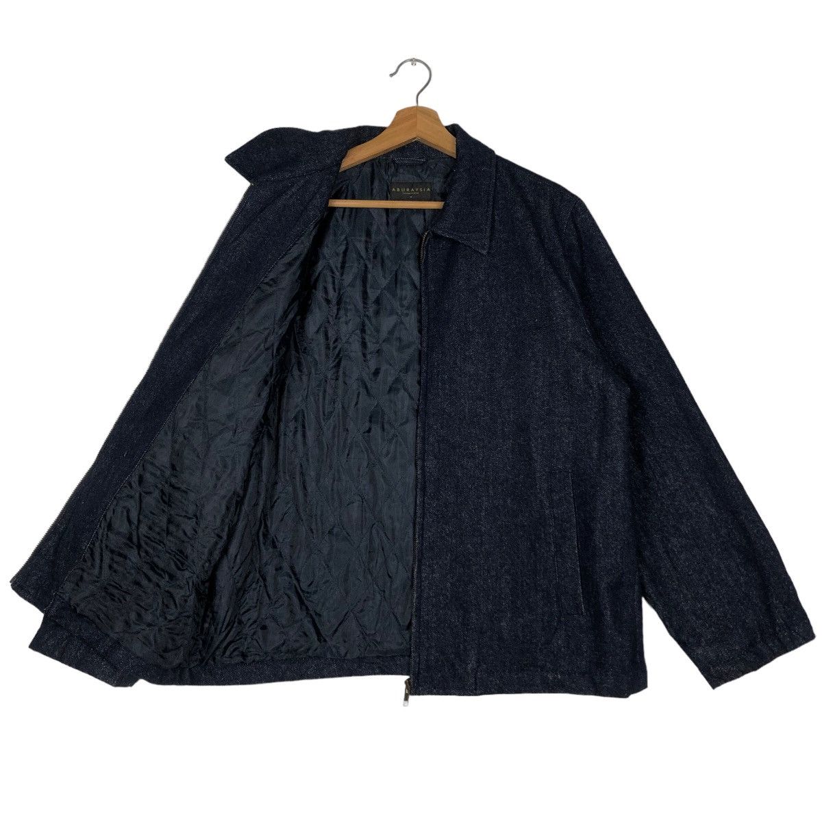 Japanese Brand 🔥90’s Vintage Denim Biker Jacket Aburaysia Issey Miyake Size US M / EU 48-50 / 2 - 9 Thumbnail