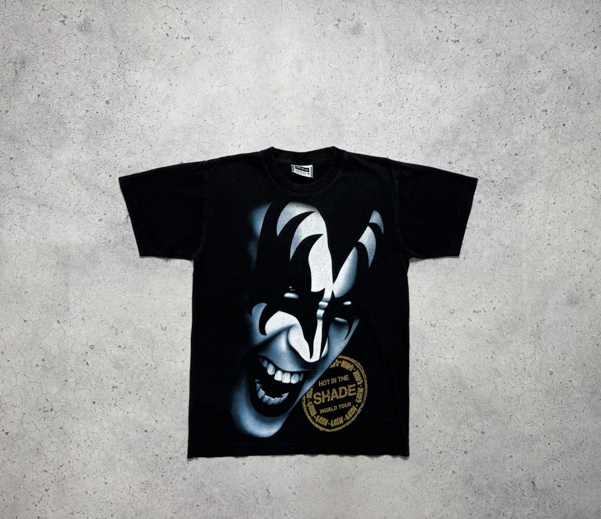 Band Tees Kiss Hot In The Shade World Tour T-Shirt Vintage Rock Size US M / EU 48-50 / 2 - 1 Thumbnail