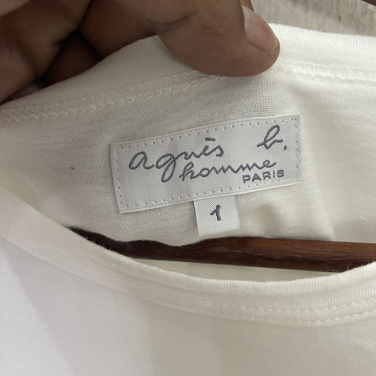 agnes b. Agnes B Homme Big Logo Tee Size M / US 6-8 / IT 42-44 - 5 Thumbnail