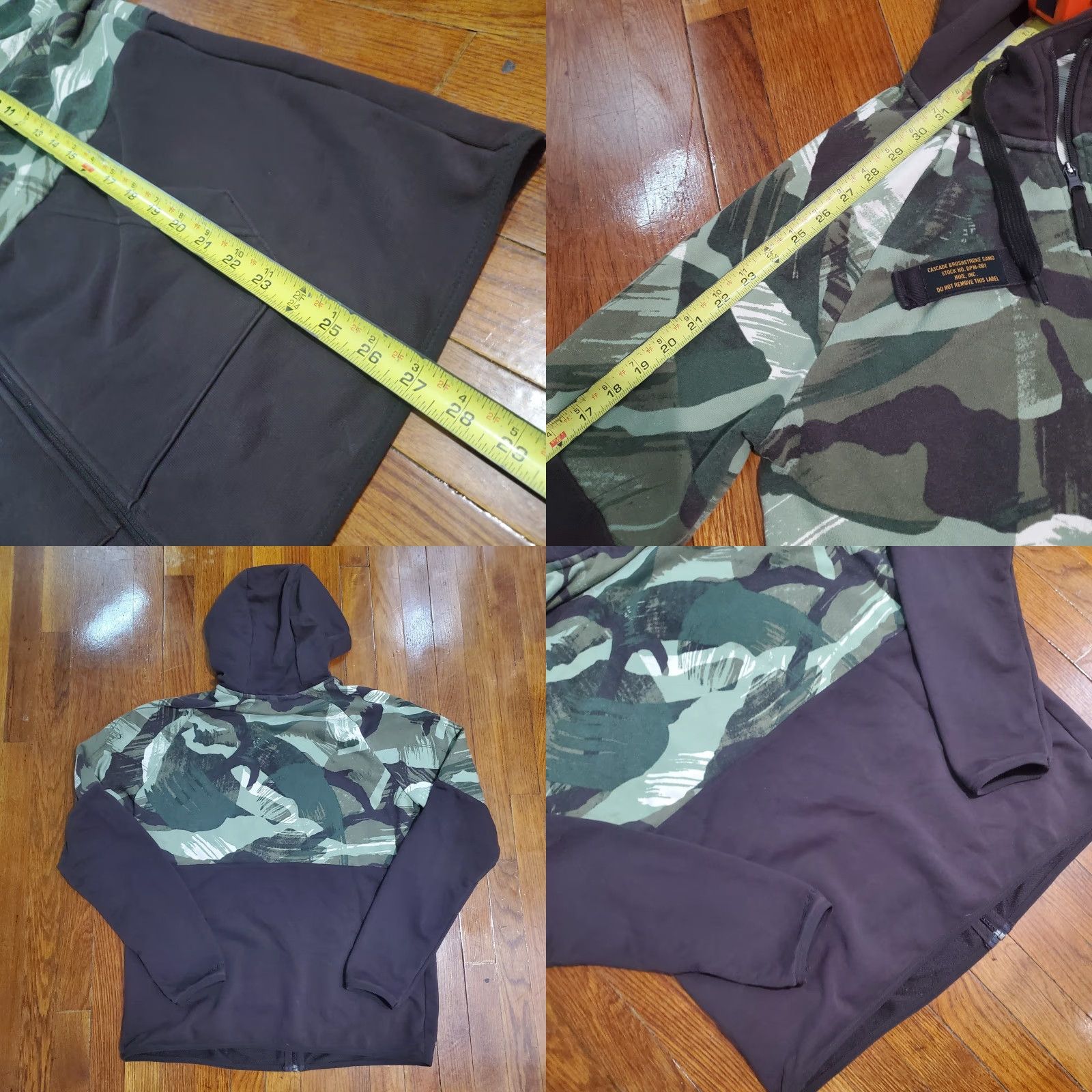 Nike Nike Mens Cascade Brushstroke Camo Full Zip Hoodie M - Multicolor Camouflage Logo Zip, Full Zip, Size M, Men, Hoodie, Winter/Fall/Spring Size US M / EU 48-50 / 2 - 8 Thumbnail