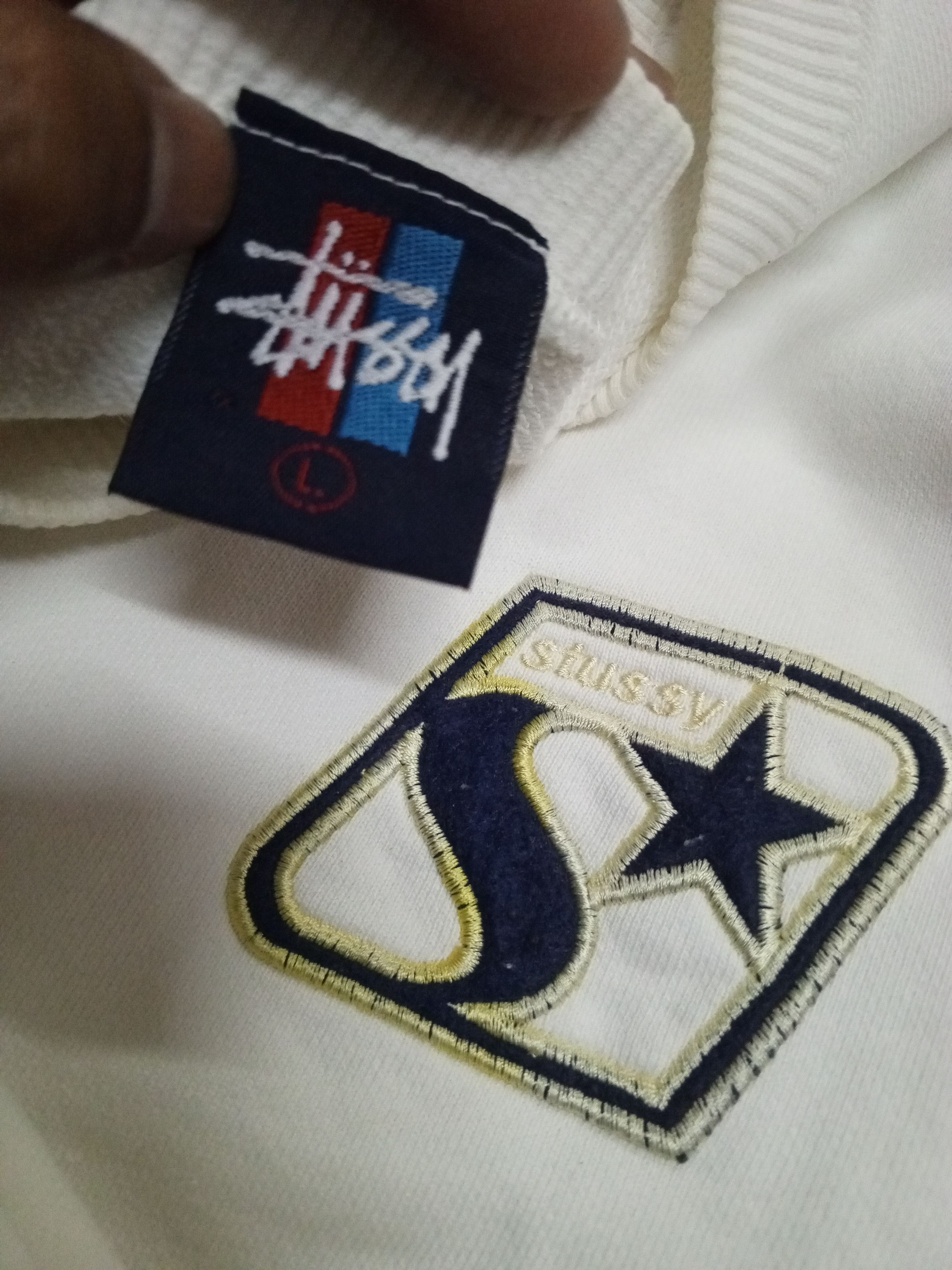 Stussy 🔥90s stussy star rare white 🔥 Size US L / EU 52-54 / 3 - 9 Thumbnail