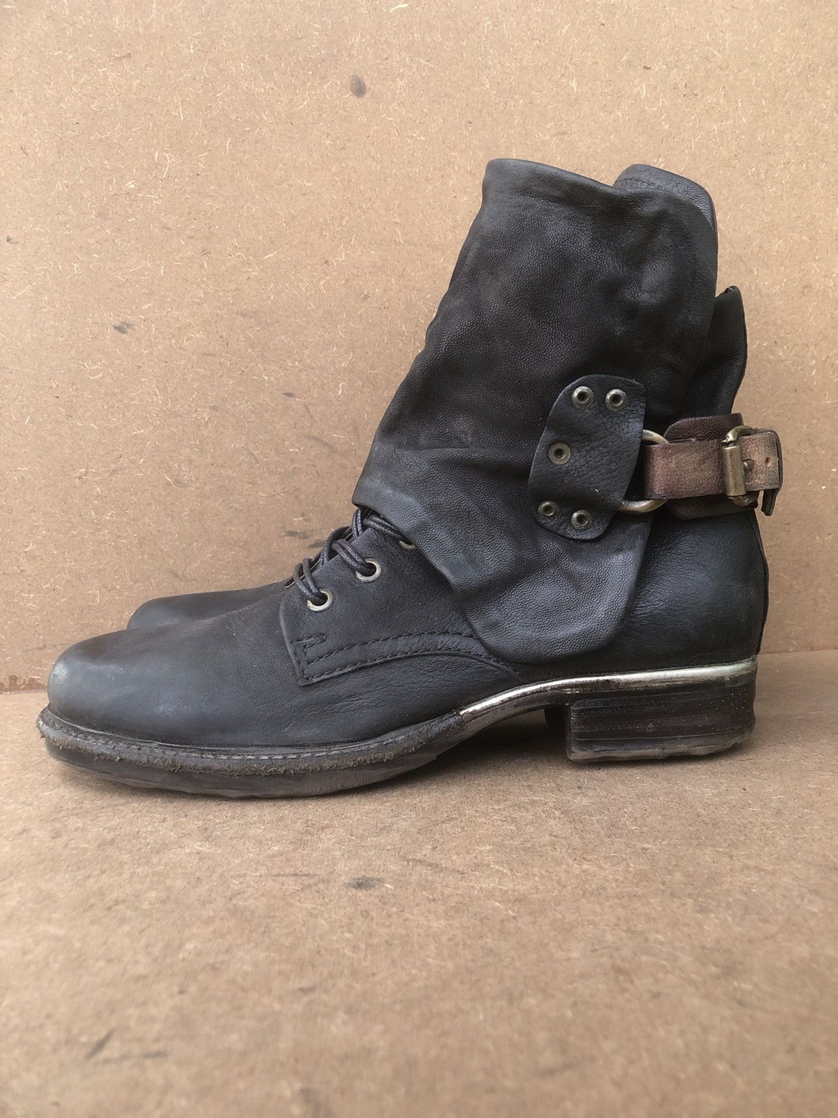 A.S.98 A.S 98 Black Calfskin Leather Women’s Boots Size 39 Size US 8.5 / IT 38.5 - 2 Thumbnail