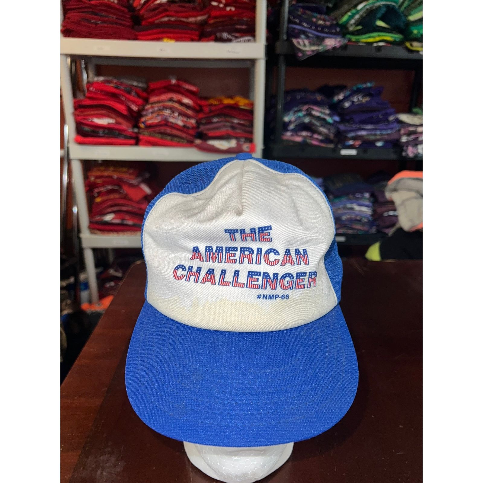 Vintage Vintage The American Challenger Hat Cap Snap Back Mens USA Size ONE SIZE - 2 Thumbnail