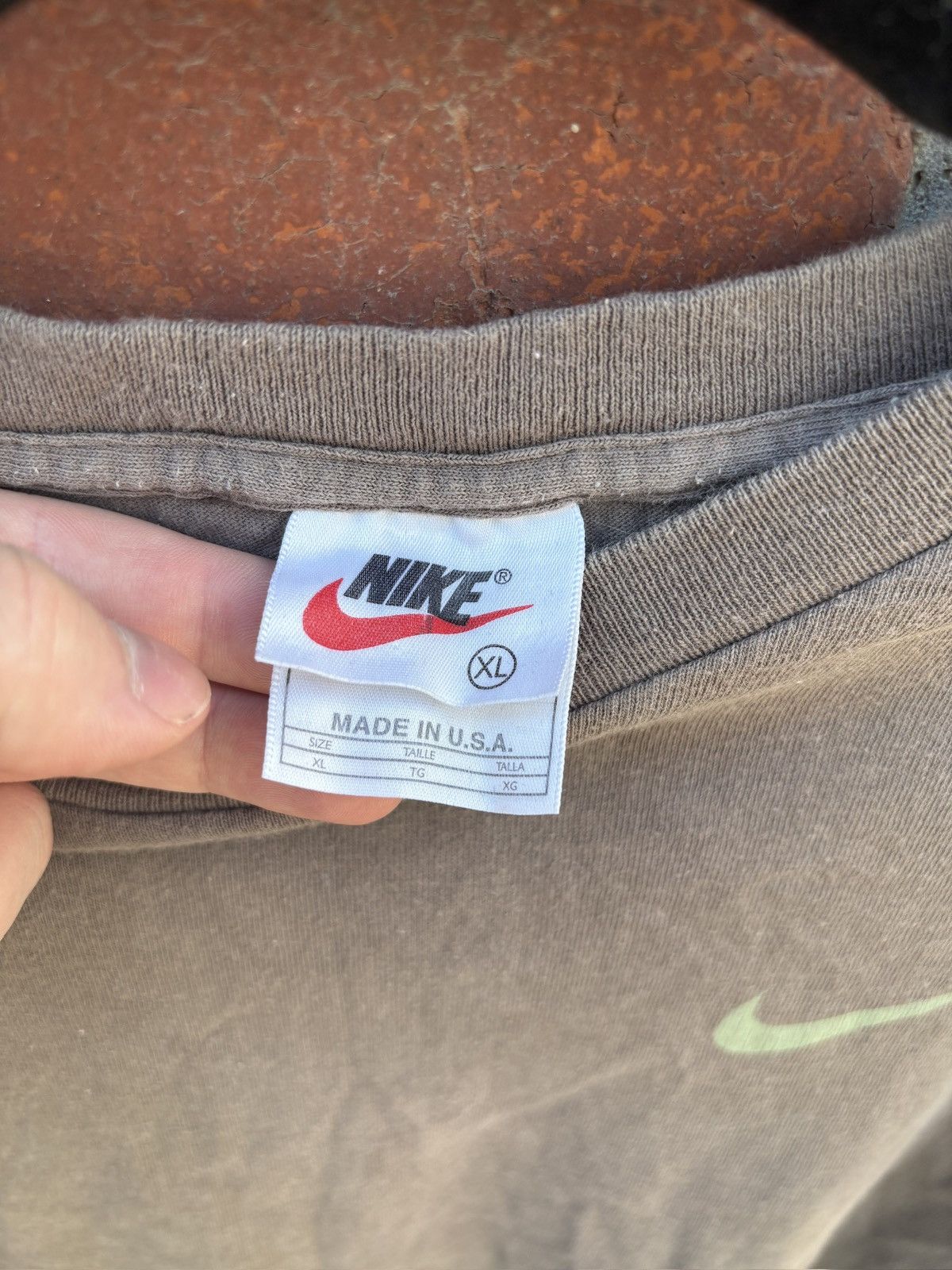 Nike Nike Tee Vintage Streetwear Check Size Medium Green Size US M / EU 48-50 / 2 - 3 Thumbnail