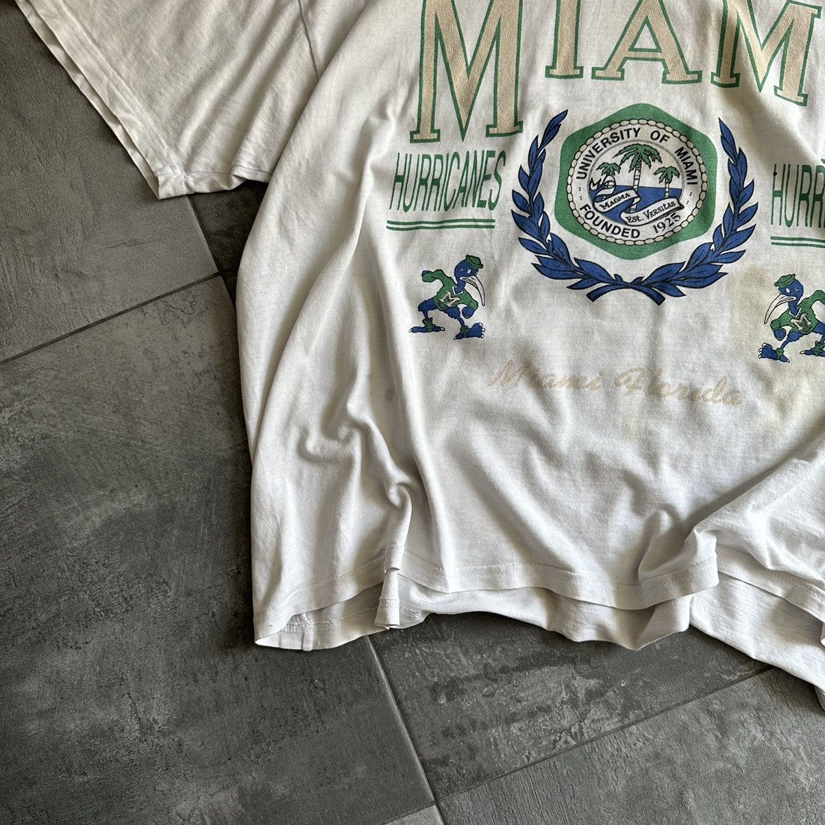 Designer × Vintage Vintage Miami Hurricanes T-shirts University Of Miami Y2K Size US XL / EU 56 / 4 - 5 Thumbnail