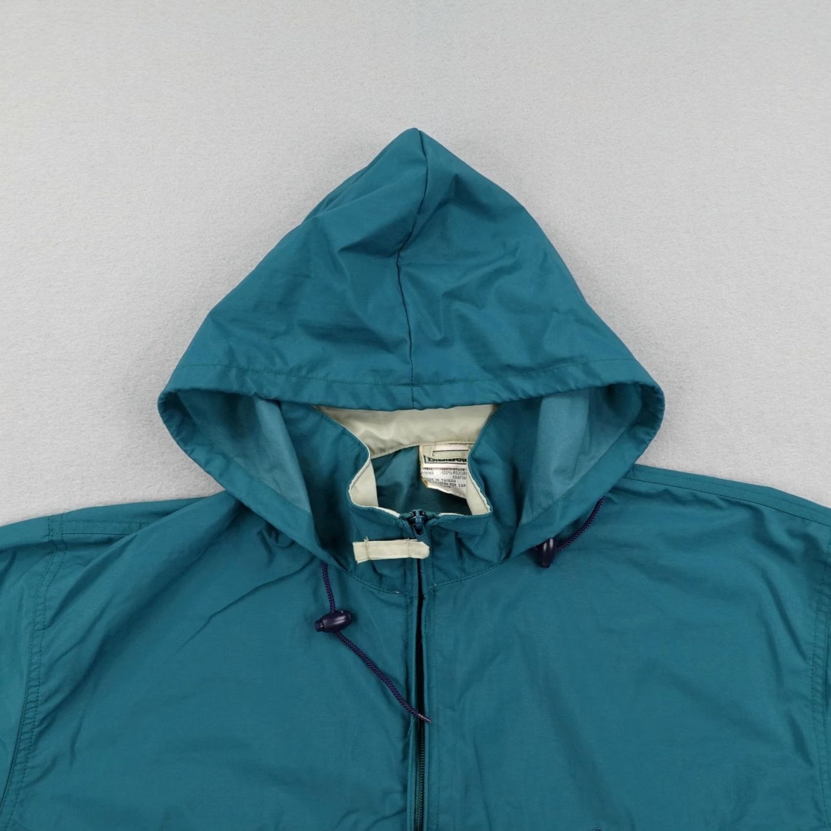 Vintage VINTAGE LL Bean Jacket Mens Large Blue Teal Windbreaker Rain Coat Waterproof 90s Size US L / EU 52-54 / 3 - 2 Thumbnail