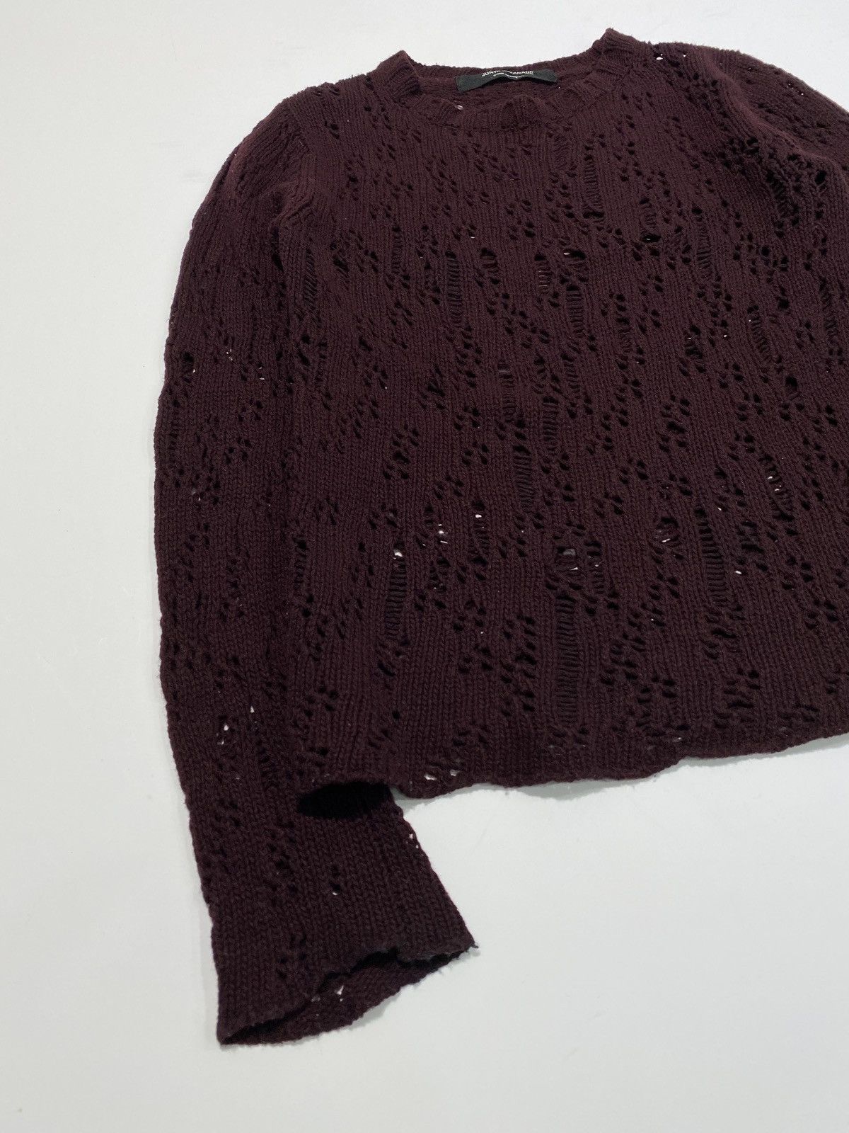 Comme des Garcons Junya Watanabe 02’ grunge distress knit Size US M / EU 48-50 / 2 - 6 Thumbnail