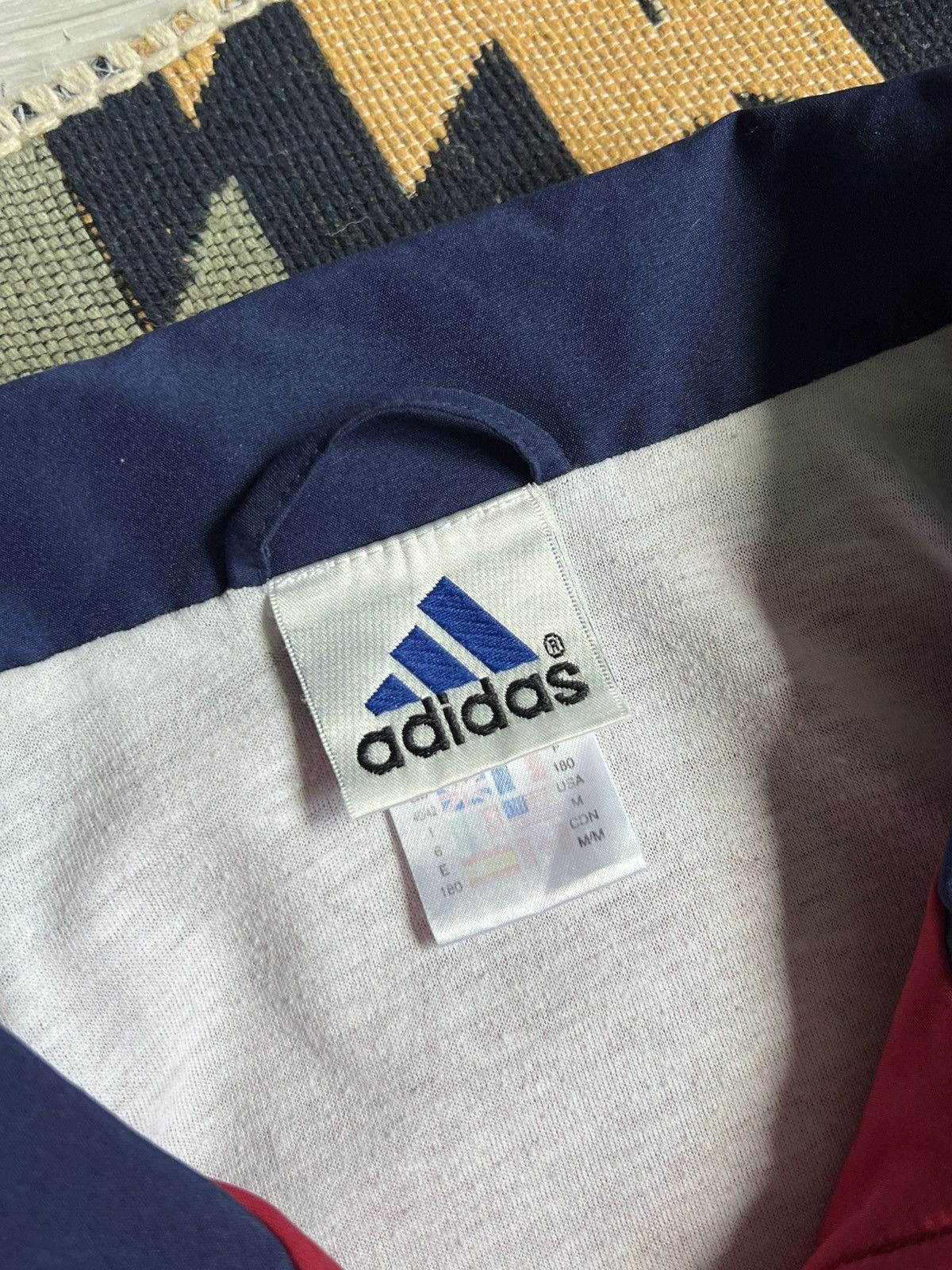 Adidas Vintage Adidas 3 Stripes Nylon Jacket Size US M / EU 48-50 / 2 - 10 Thumbnail