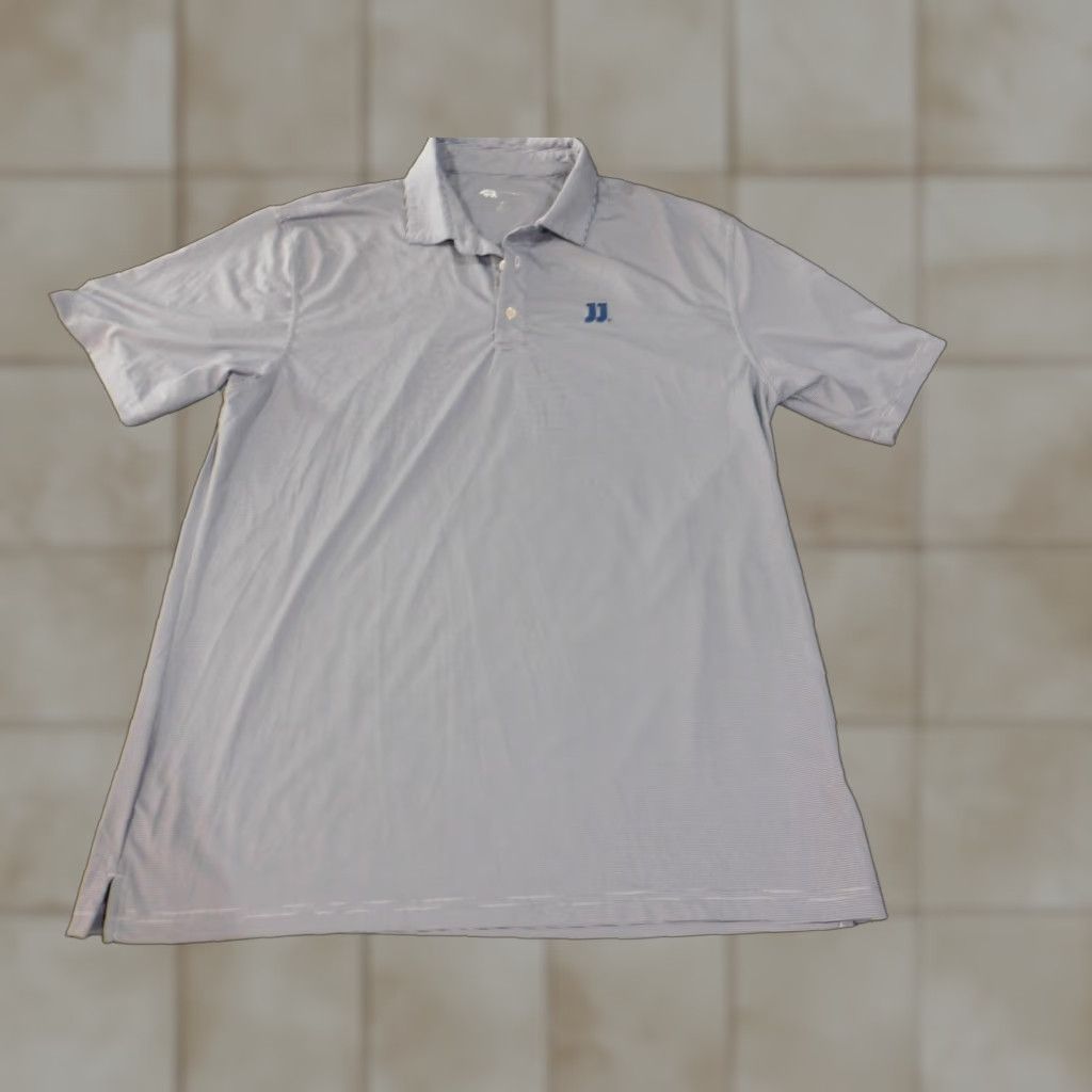Vintage Onward Reserve Shirt XL Mens Polo Stretch Blue Striped Performance Casual Sports Golf Size US XL / EU 56 / 4 - 1 Thumbnail