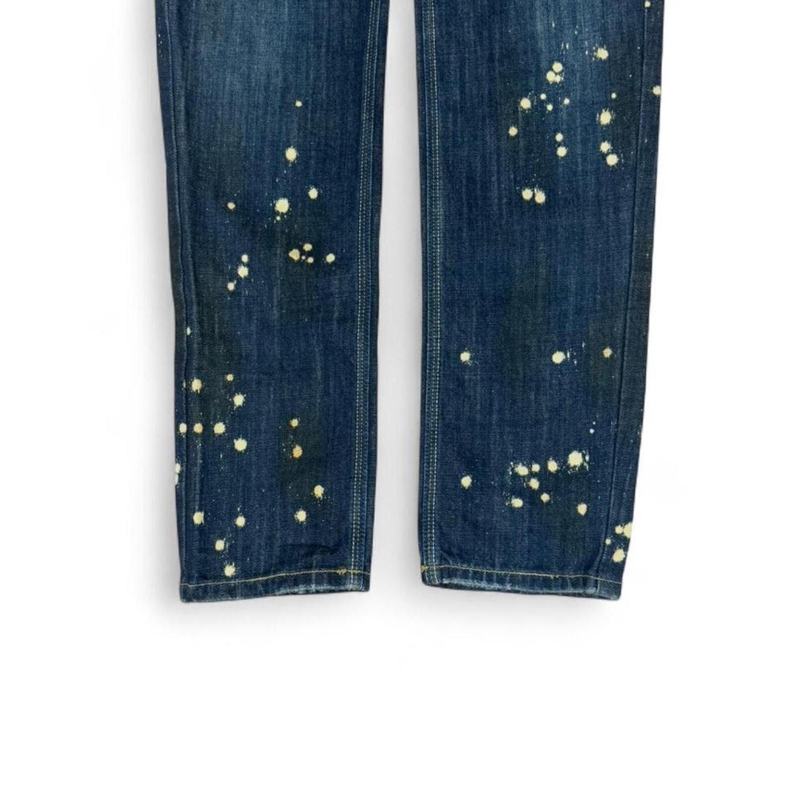 True Religion Public Space 1 dirty shade denim with white paint splatter Size 29" - 7 Thumbnail