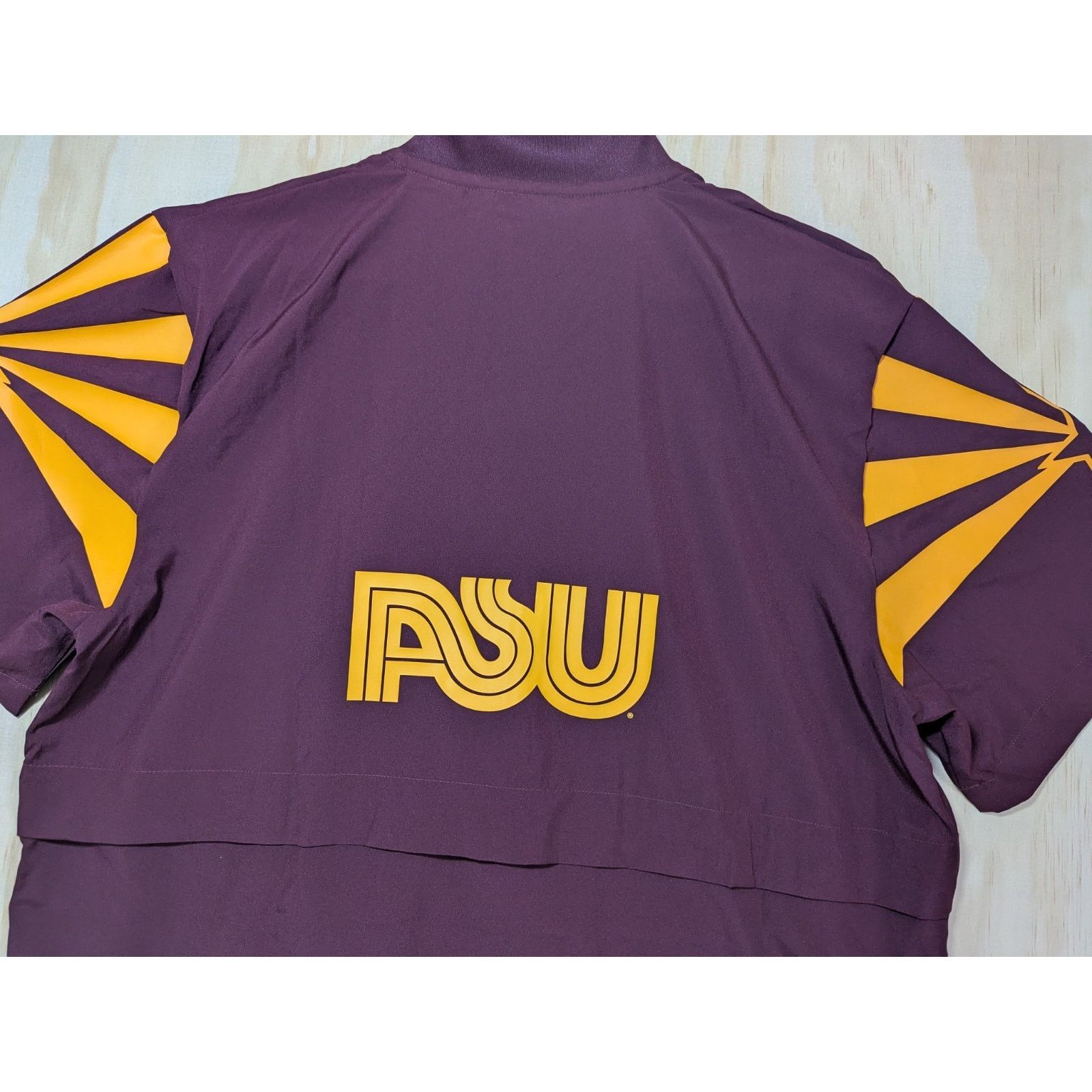 Adidas Adidas Men's Small ASU Sun Devils Short Sleeve 1/4 Zip Size US S / EU 44-46 / 1 - 9 Thumbnail