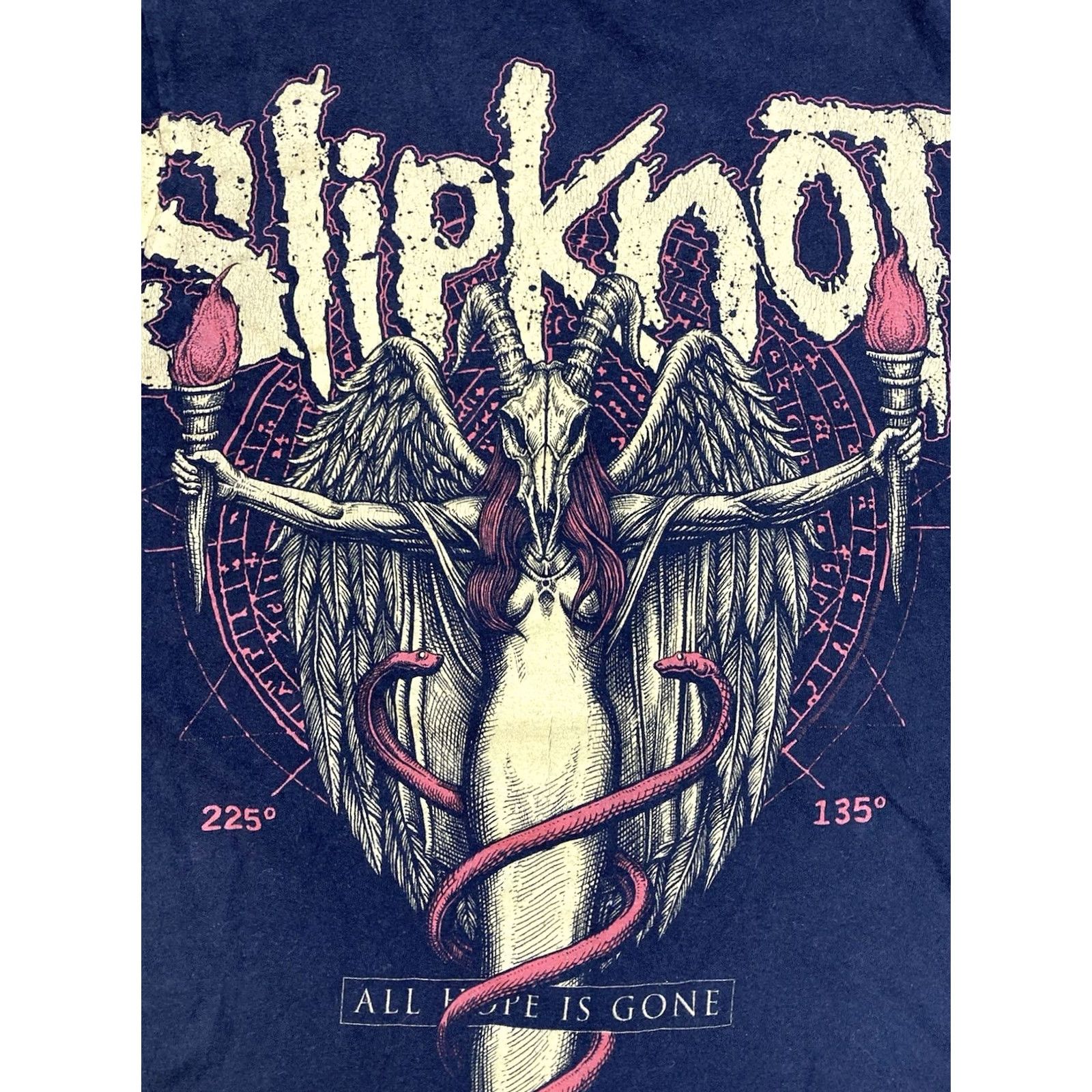 Hope Slipknot T-Shirt Women Small Black Short Sleeve Crew Neck Pullover Casual Music All Season Comfortable Cotton Shirt XS? Size S / US 4 / IT 40 - 2 Thumbnail