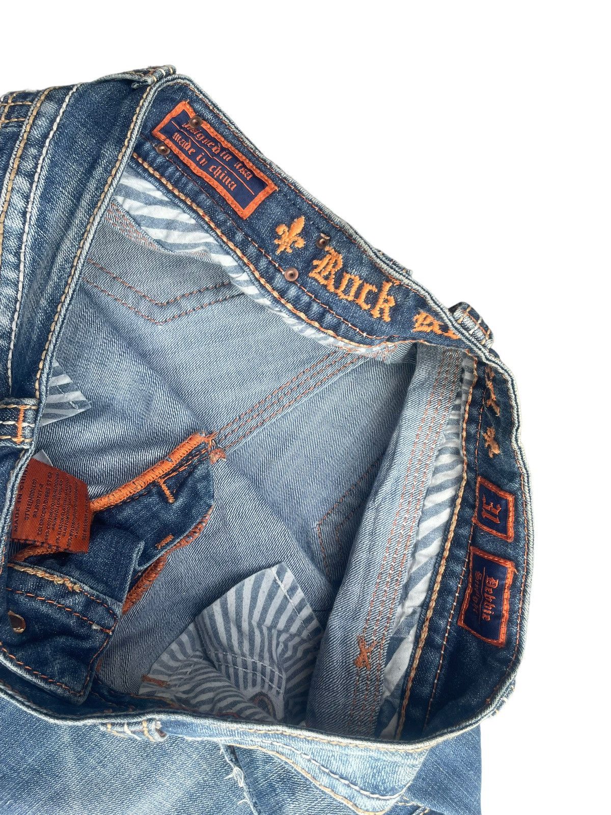 Rock Revival Rock Revival Debbie Straight Distresed Denim Size US 34 / EU 50 - 10 Thumbnail