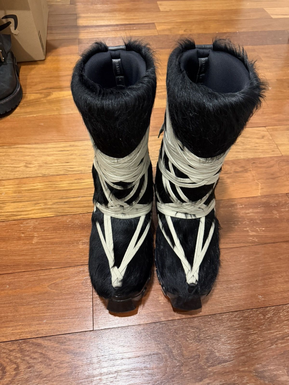 Rick Owens Rick Owens Lunar Pony Hair Boots Size US 11 / EU 44 - 1 Thumbnail