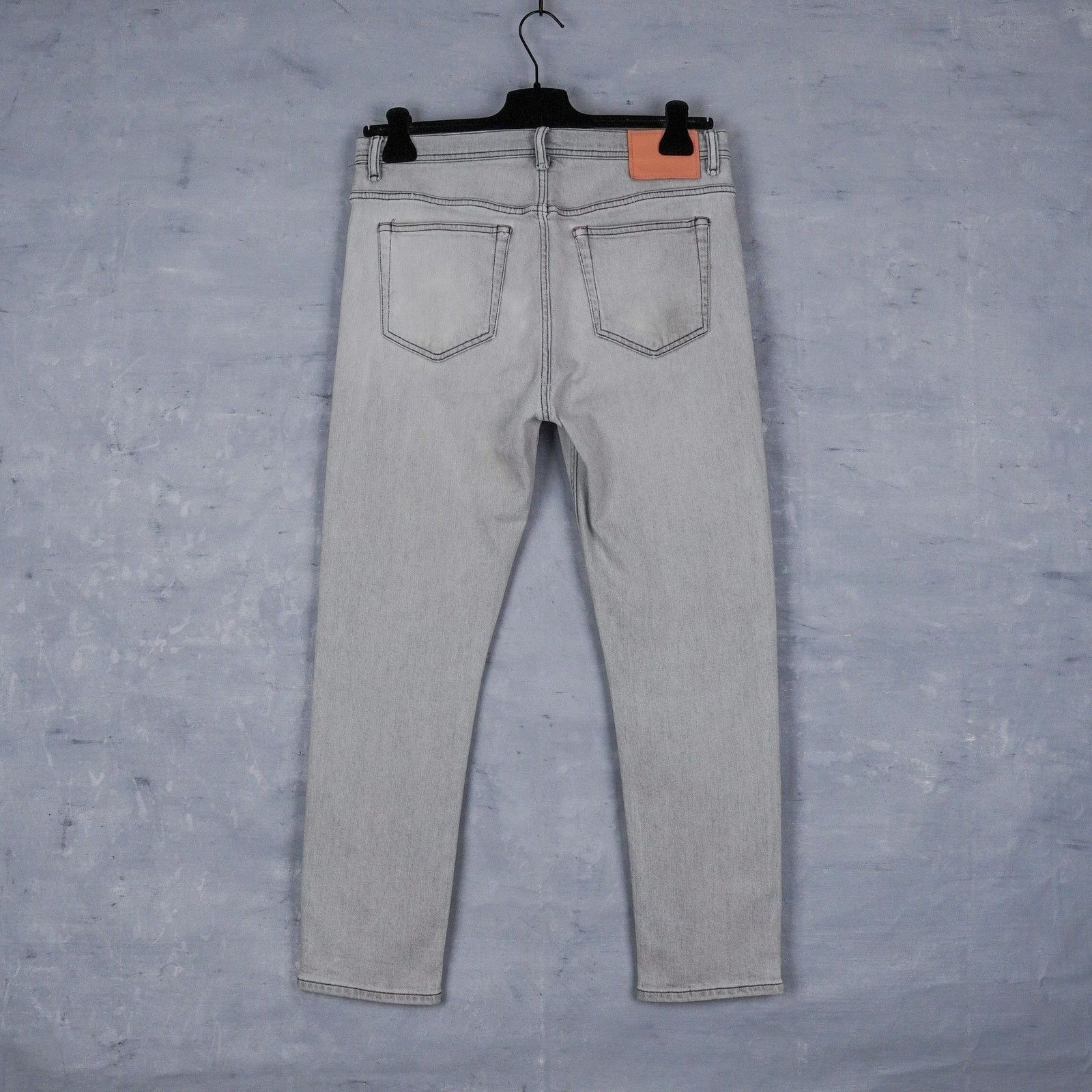 Acne Studios Acne studios river stone gray denim slim fit jeans pants Size US 32 / EU 48 - 3 Thumbnail