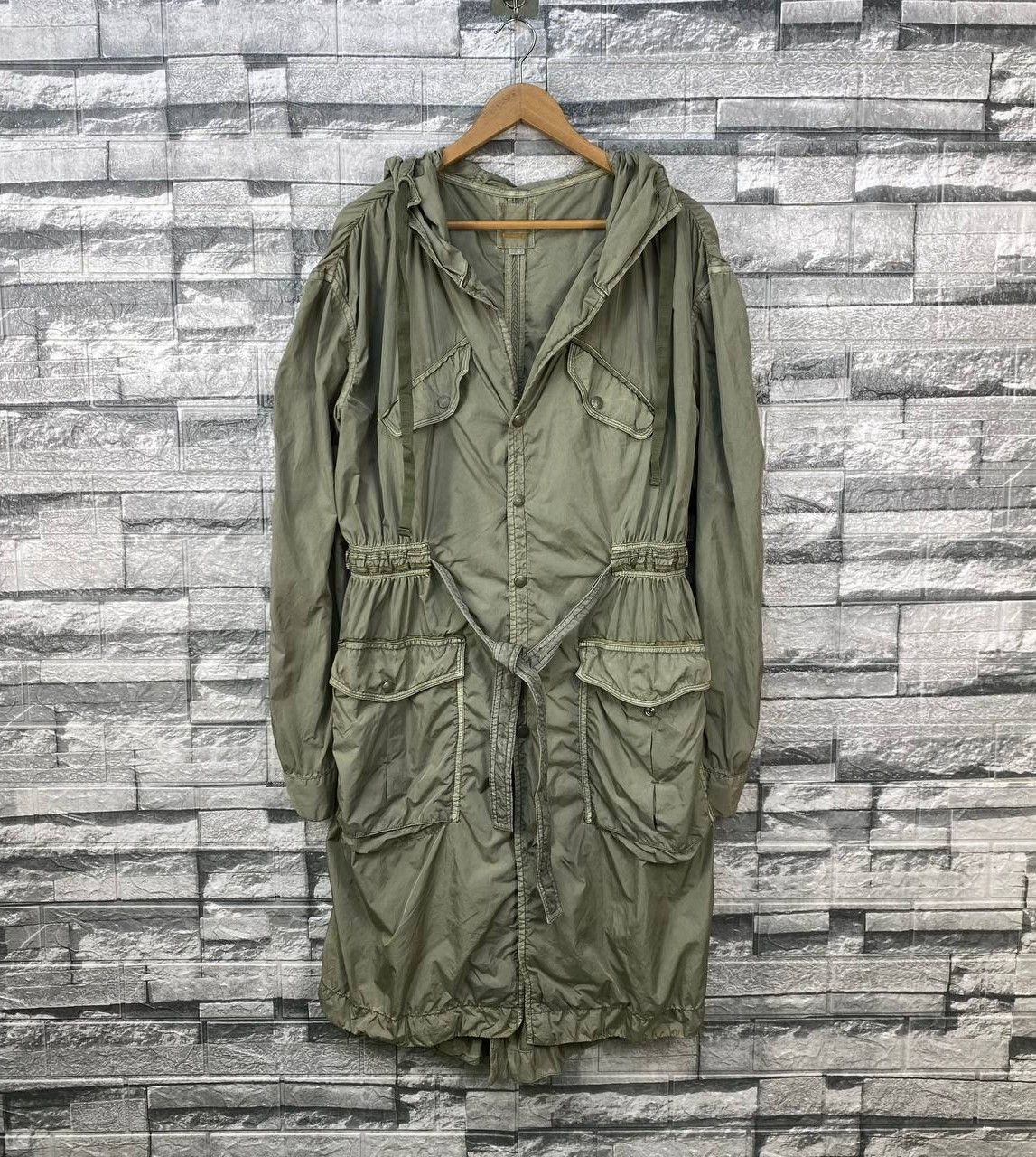 Diesel Black Gold RARE DIESEL WRINKLE NYLON UTILITY PARACHUTE PARKAS Size US L / EU 52-54 / 3 - 9 Thumbnail