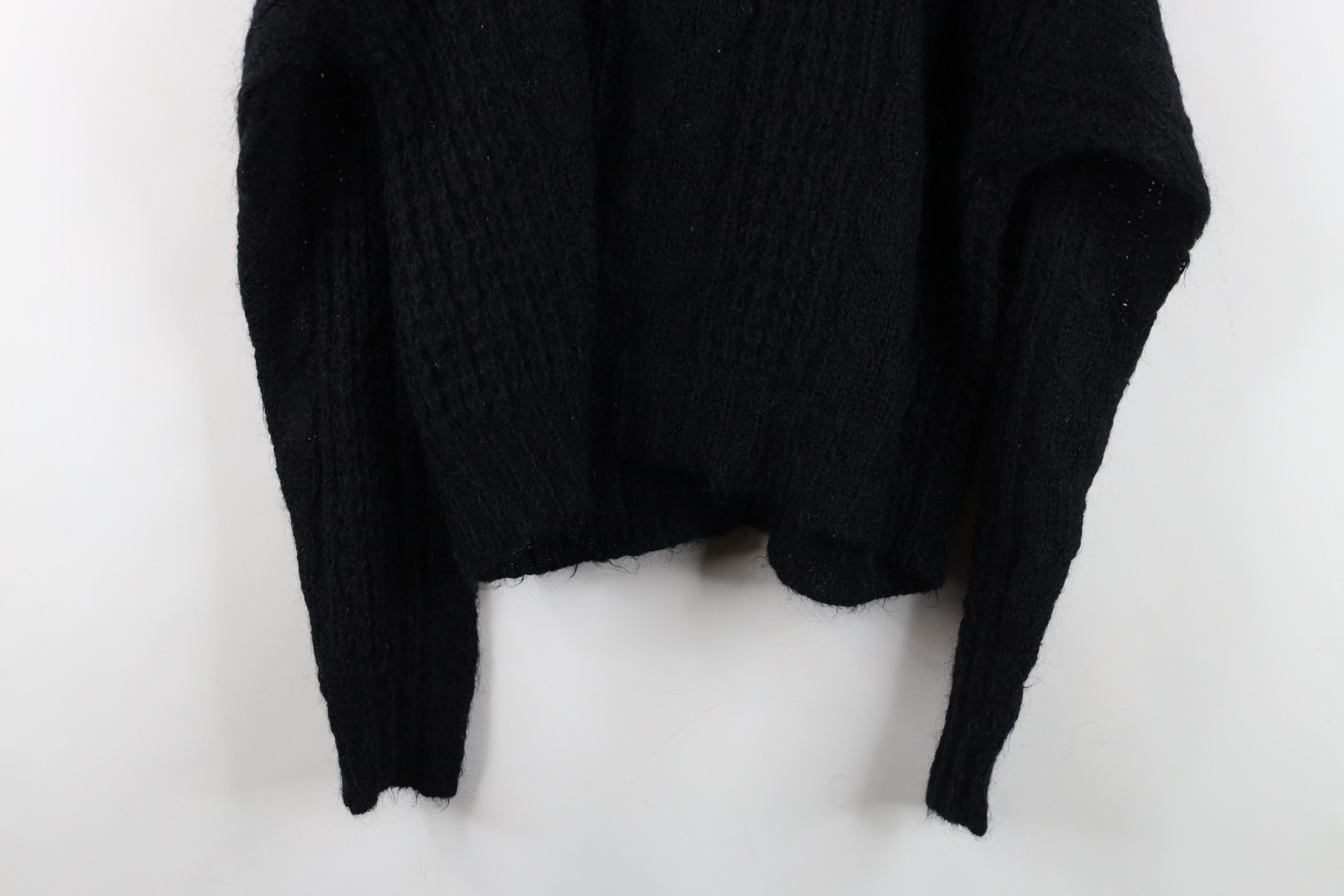 Vintage Vintage 90s Streetwear Blend Crochet Knit Cardigan Sweater Size L / US 10 / IT 46 - 9 Thumbnail