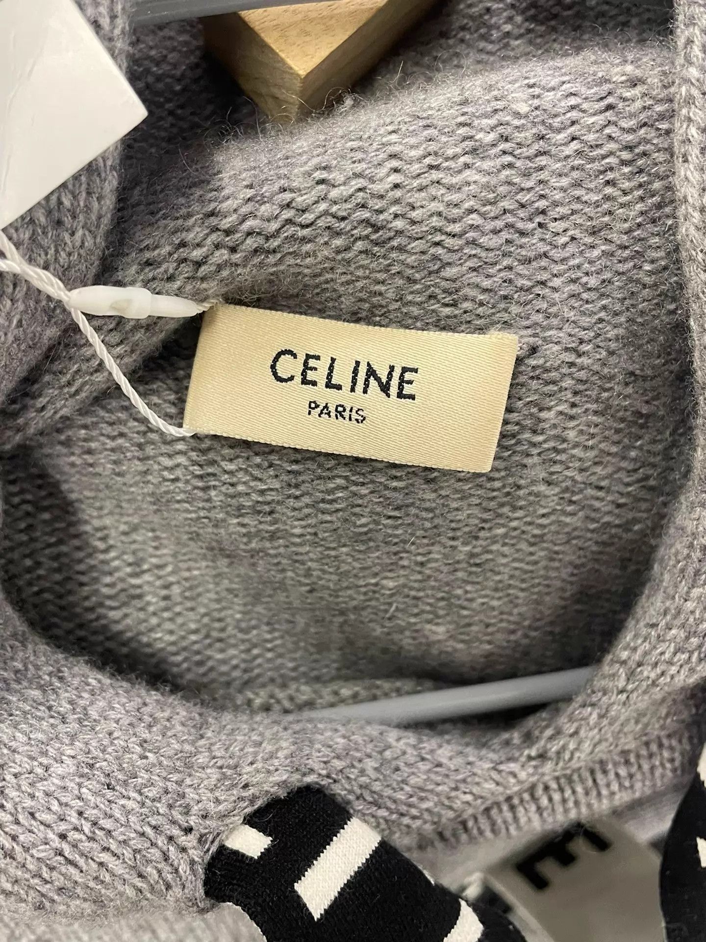 Celine Celine knit hoodie excellent condition Size US L / EU 52-54 / 3 - 3 Thumbnail