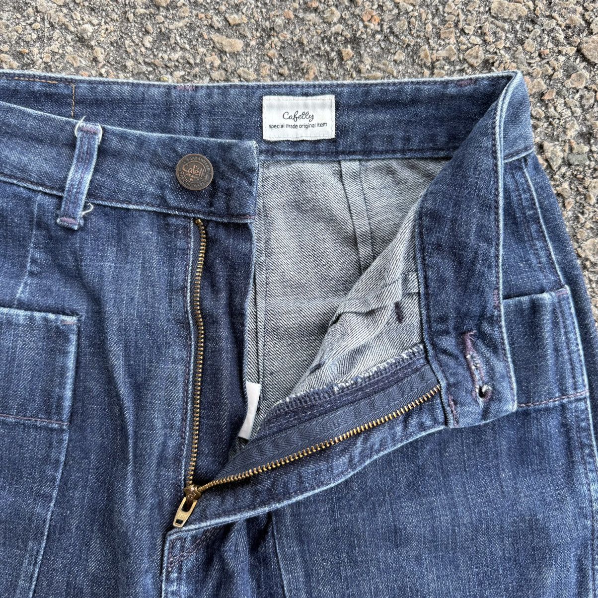 Japanese Brand VINTAGE CAFETTY JEAN DENIM PANTS Size US 28 / EU 44 - 6 Thumbnail