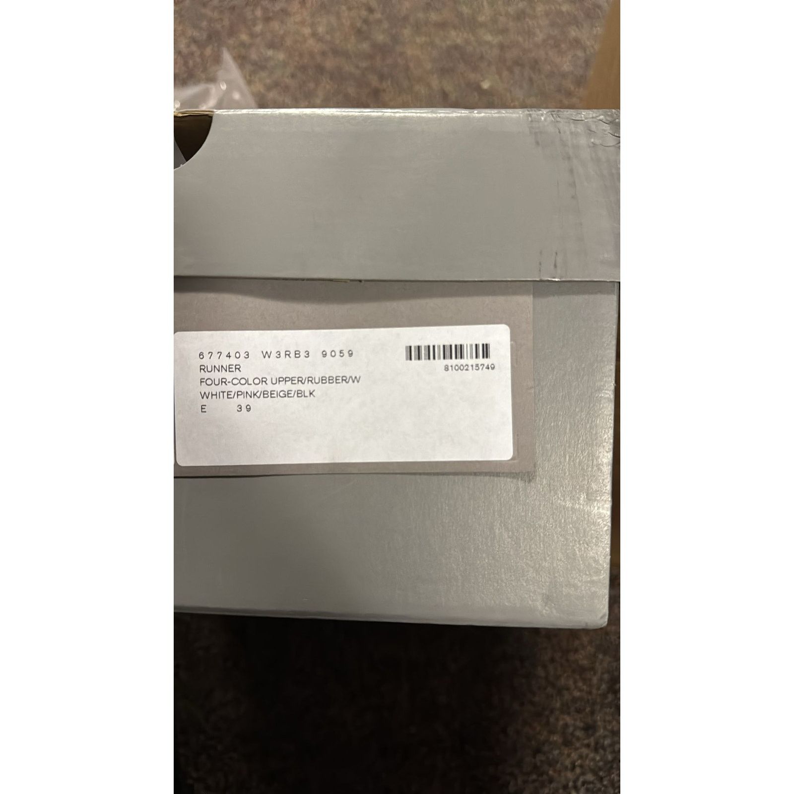 Balenciaga o1rshd1 Q:2 / Four Color Upper Rubber Runner Sneakers Size US 6 / EU 39 - 13 Thumbnail