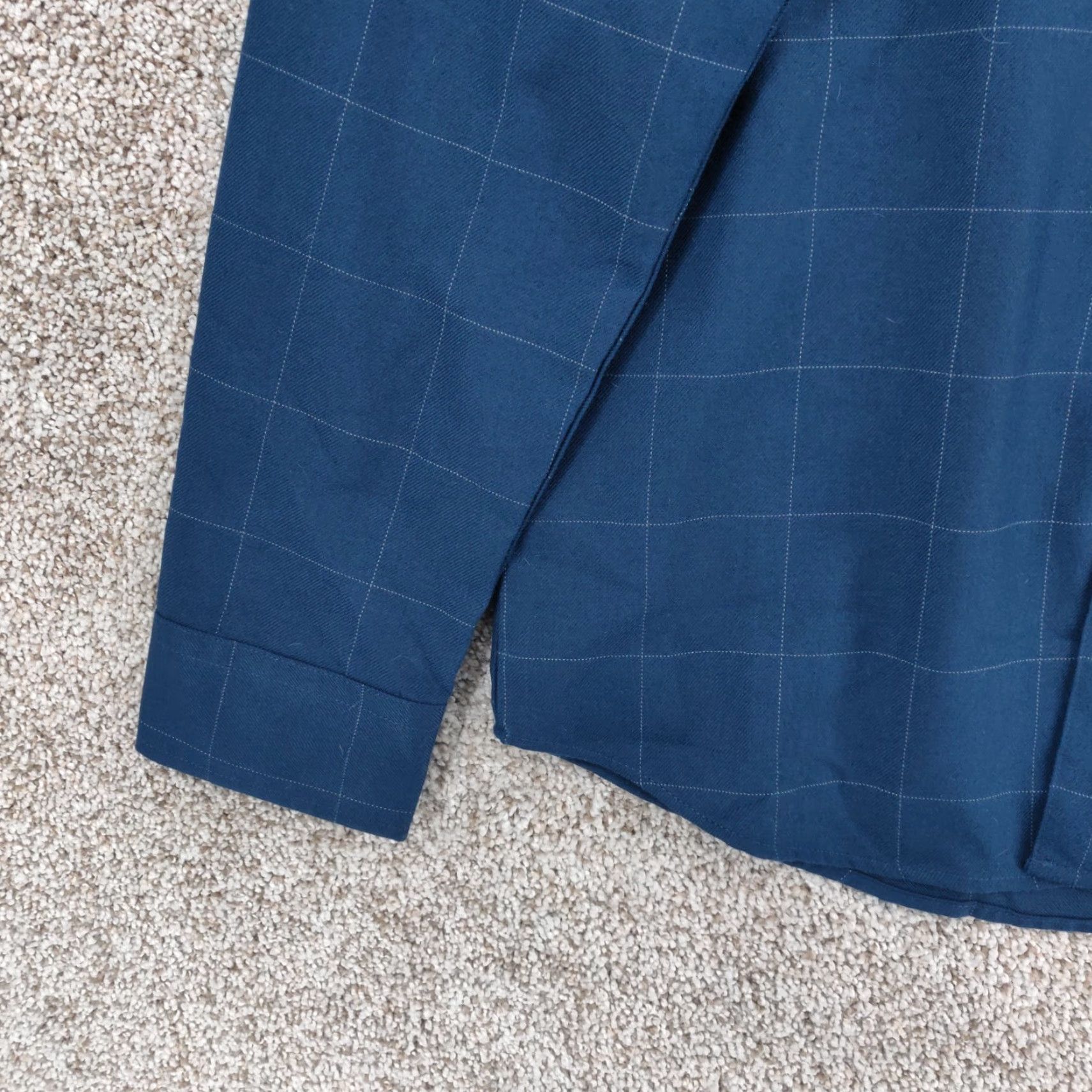 Vintage Dixxon The Myers Shirt Mens S Blue Plaid Long Sleeve Button-Up Shirt - Vintage? No => Dixxon The Myers Shirt Mens S Blue Plaid Long Sleeve Button-Up Size US S / EU 44-46 / 1 - 4 Thumbnail