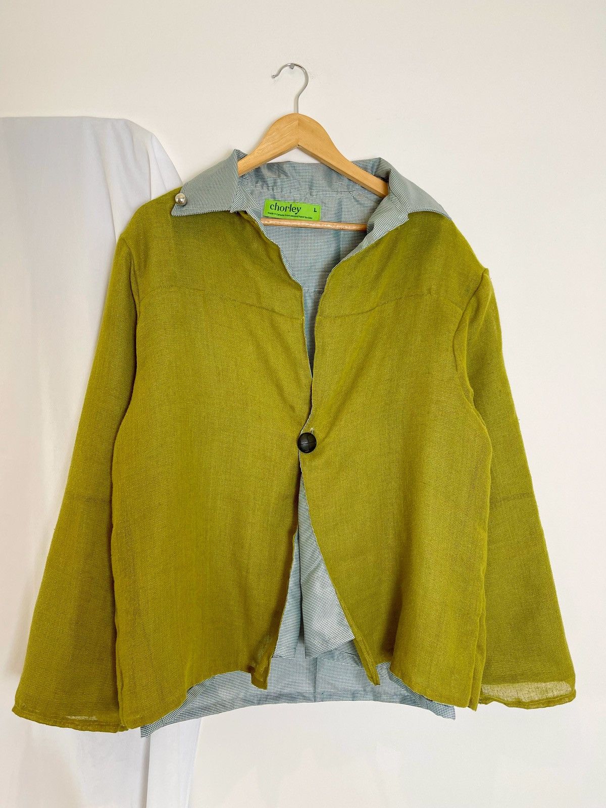 Chorley Aw24 double layer cardigan button shirt jacket reversible Size US L / EU 52-54 / 3 - 1 Thumbnail