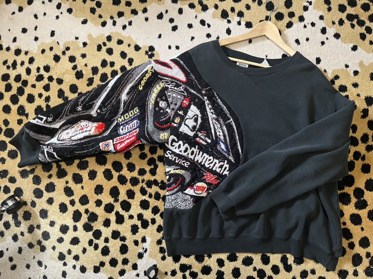 Gap × Japanese Brand Custom Stitch Embroider Loose Sweatshirt Size US XXL / EU 58 / 5 - 2 Thumbnail
