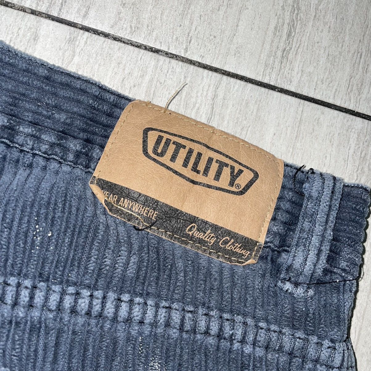 Vintage Utility 90s Corduroy Baggy Shorts Size US 36 / EU 52 - 4 Thumbnail