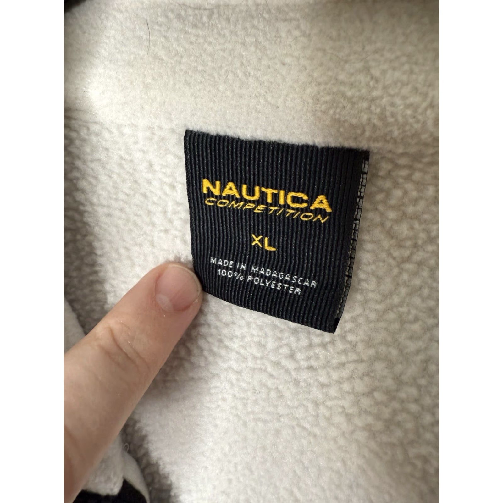 Nautica VINTAGE Nautica Vest Mens XL Windbreaker 90s USA Outdoor Ivory Full Zip Embroidered Logo Nautex Performance Street Wear Size US XL / EU 56 / 4 - 2 Thumbnail