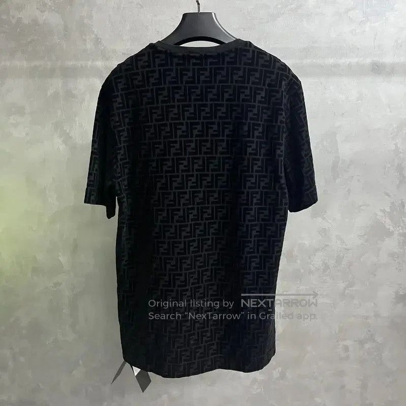 Fendi Fendi Black Cotton Men's T-Shirt Size L . Size US L / EU 52-54 / 3 - 5 Thumbnail