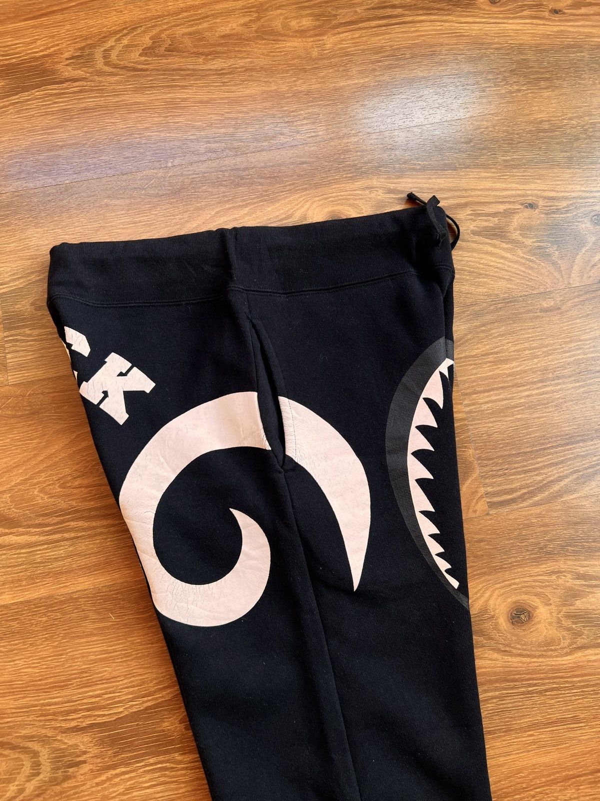 Bape Rare Bape x Black Scale BLVCK Shark Joggers / Sweatpants Size US 28 / EU 44 - 6 Thumbnail