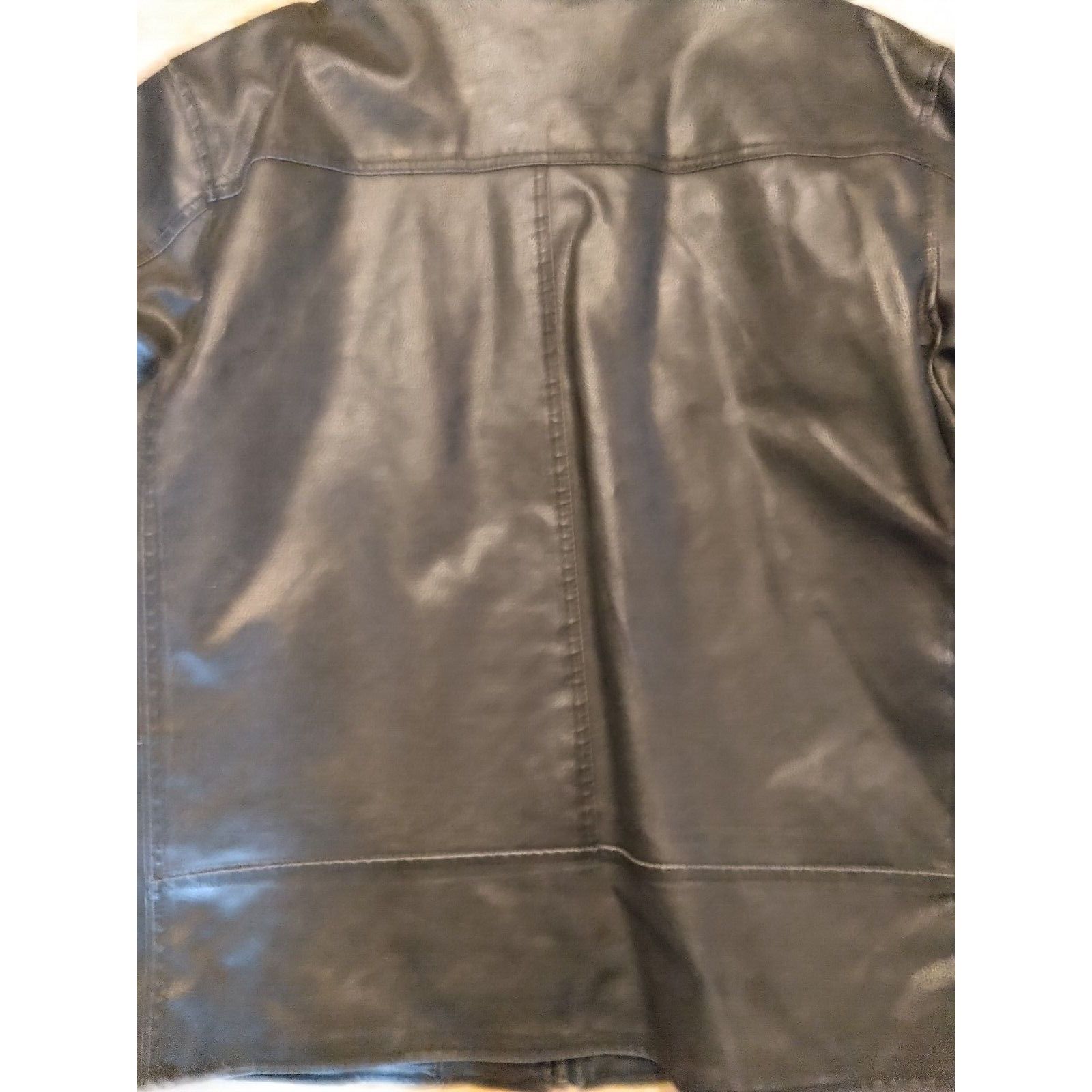 Arizona Jean Co. Men's VTG Arizona Jean Co Biker Motorcycle Jacket Black XL Size US XL / EU 56 / 4 - 12 Thumbnail
