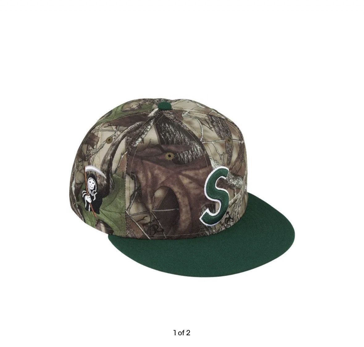 Supreme Supreme Reaper S Logo New Era 'Truetimber HTC Fall Camo' Size 36 - 1 Thumbnail