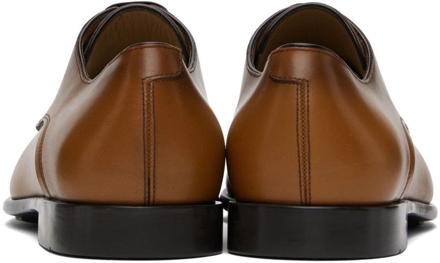 Salvatore Ferragamo o1s1rm0725 Lace up Derby Shoes in Brown Size US 7 / EU 40 - 2 Thumbnail