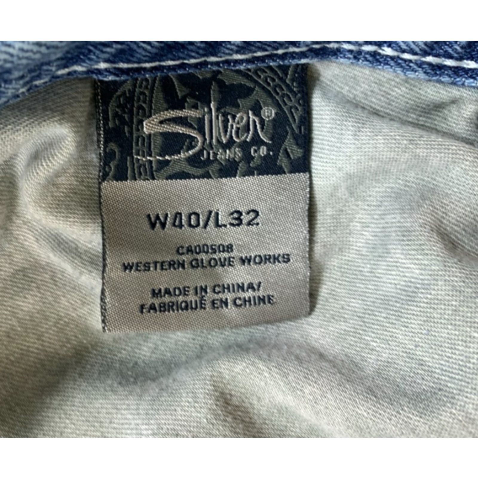 Silver Jeans Co. VINTAGE? None. Size US 40 / EU 56 - 4 Thumbnail