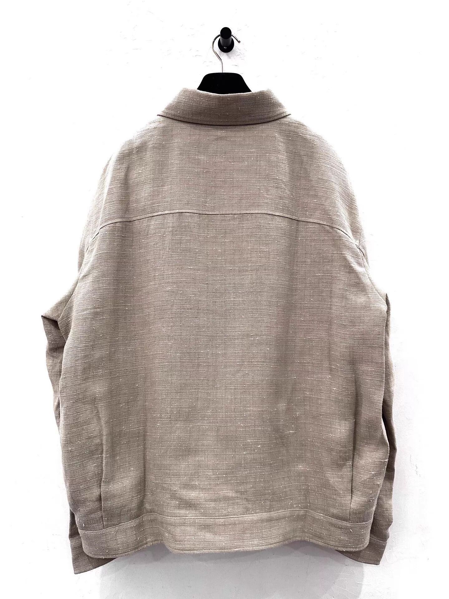 Loro Piana Loro Piana Light Gray Linen Jacket 54 New Tags Dust Bag Size US L / EU 52-54 / 3 - 3 Thumbnail