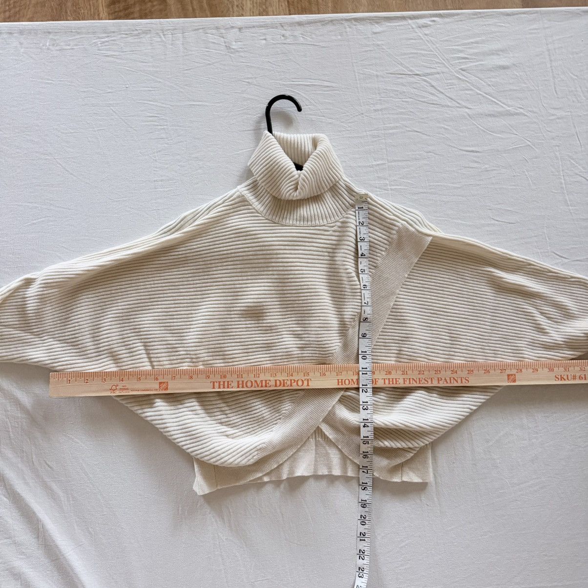 Allsaints AllSaints Marias Jumper XS 100% Merino Wool Cropped Layered Size XS / US 0-2 / IT 36-38 - 10 Thumbnail