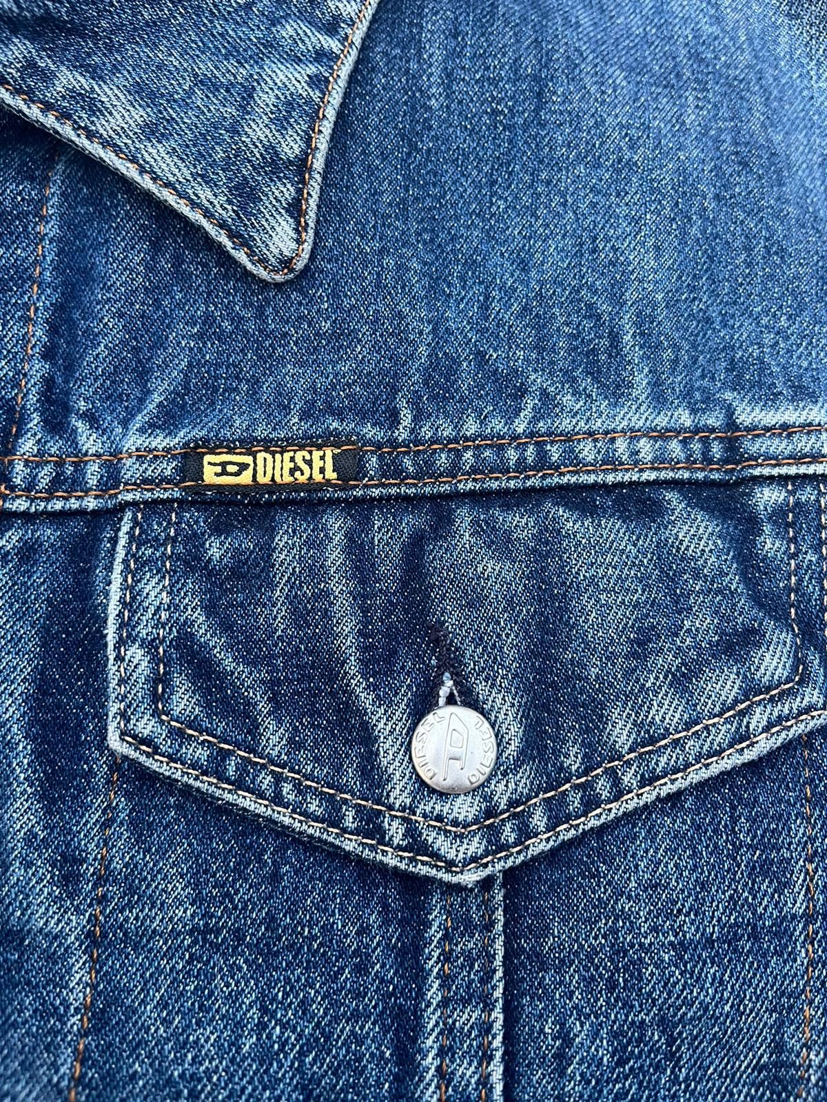 Diesel × Vintage Diesel Vintage Y2K Denim Jacket Size US XL / EU 56 / 4 - 3 Thumbnail