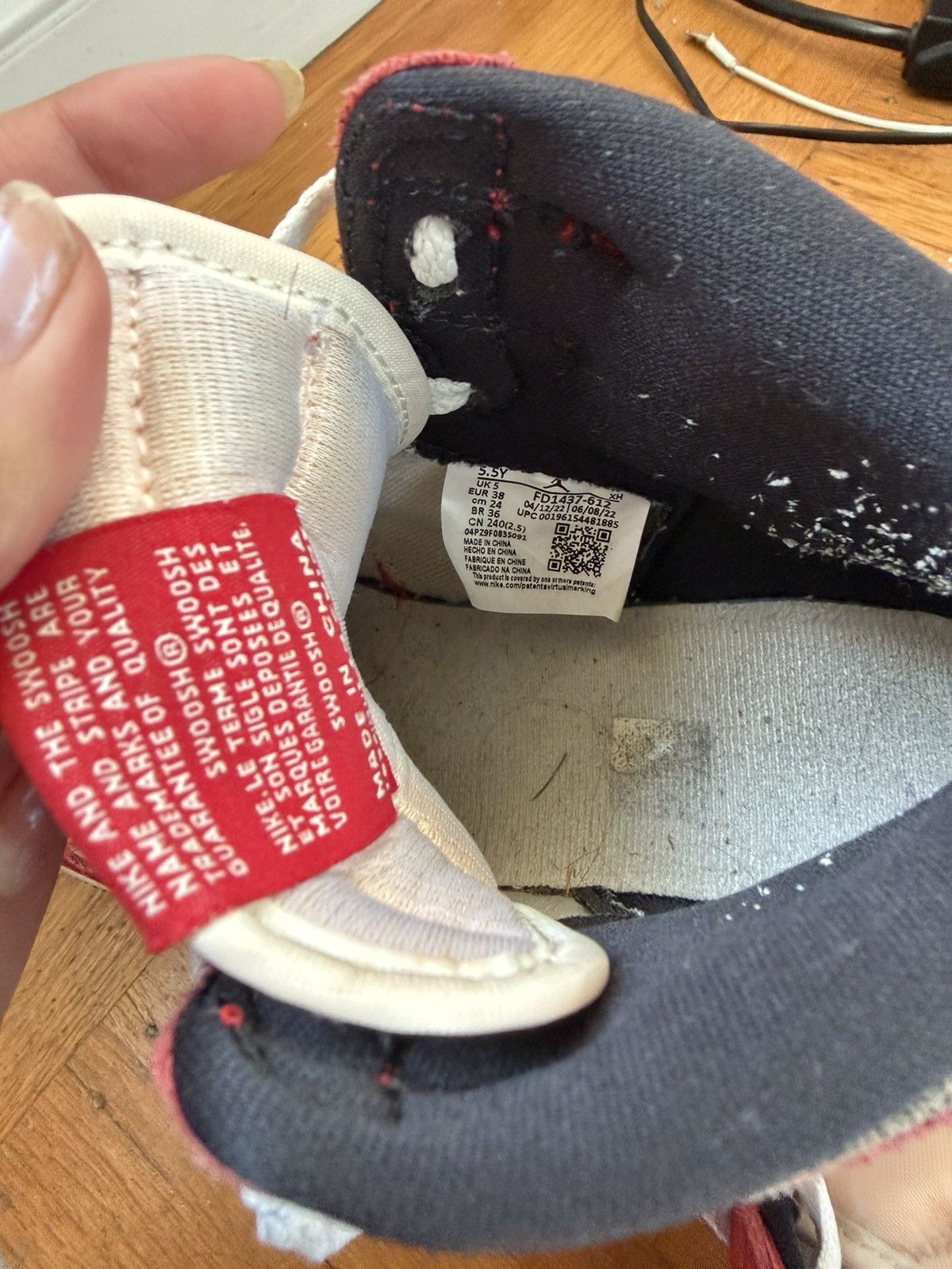Jordan Brand Jordan 1 High OG Lost & Found Youth 5.5 (W 7) – Box – Used Size US 7 / IT 37 - 6 Thumbnail