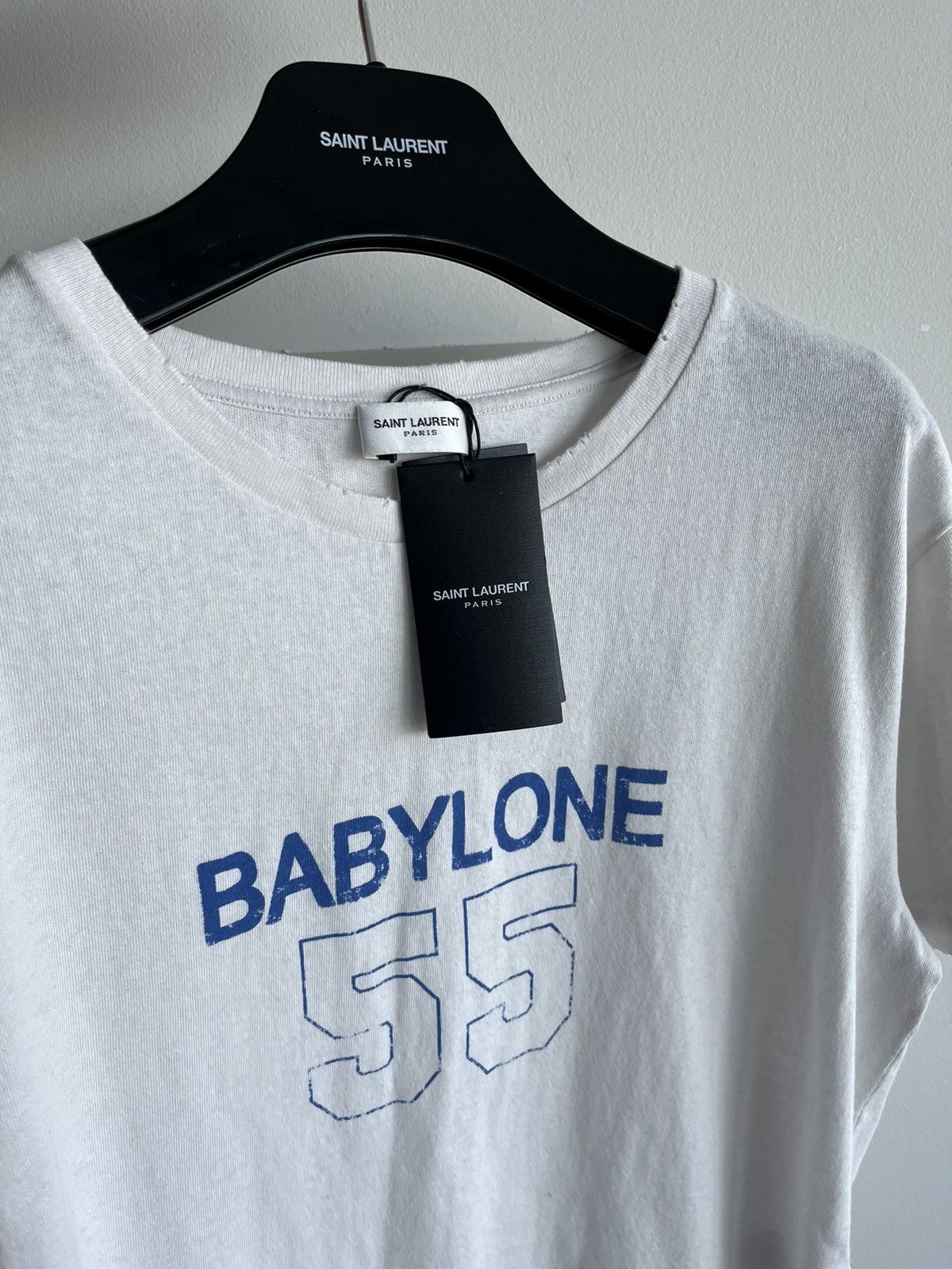 Saint Laurent Paris Super Runway Saint Laurent Babylone Slim fit Tee T-shirt Size US S / EU 44-46 / 1 - 8 Thumbnail