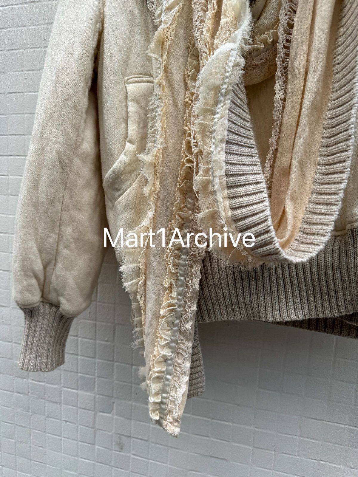 Undercover Undercover 06AW “Guru Guru” lace fringe bomber Size US L / EU 52-54 / 3 - 4 Thumbnail