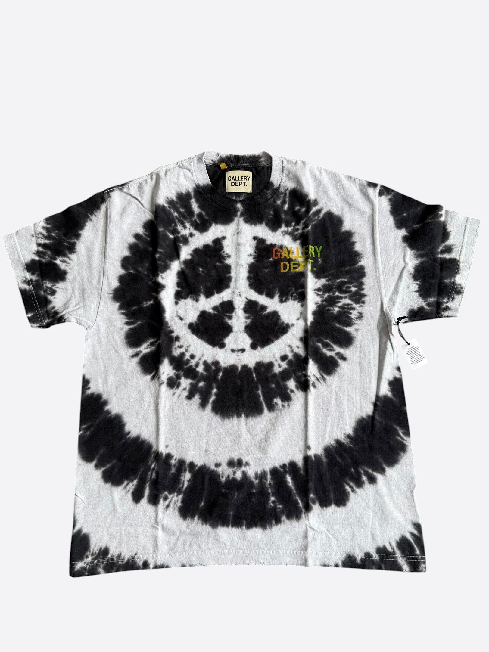 Gallery Dept. Gallery Dept Black & White Tie-Dye Gradient Logo T-Shirt Size US M / EU 48-50 / 2 - 1 Thumbnail