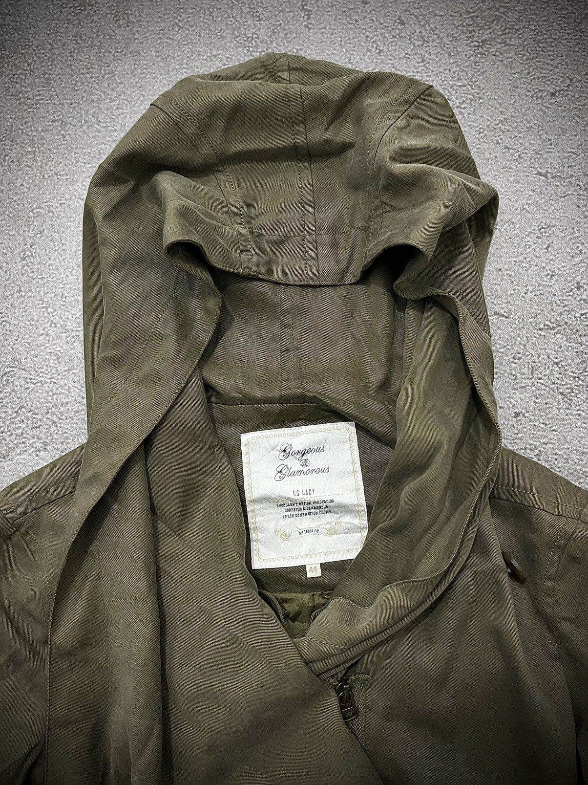 Japanese Brand Archive Gorgeous & Glamorous Jessi Asymmetric Parka Jacket Size US M / EU 48-50 / 2 - 8 Thumbnail