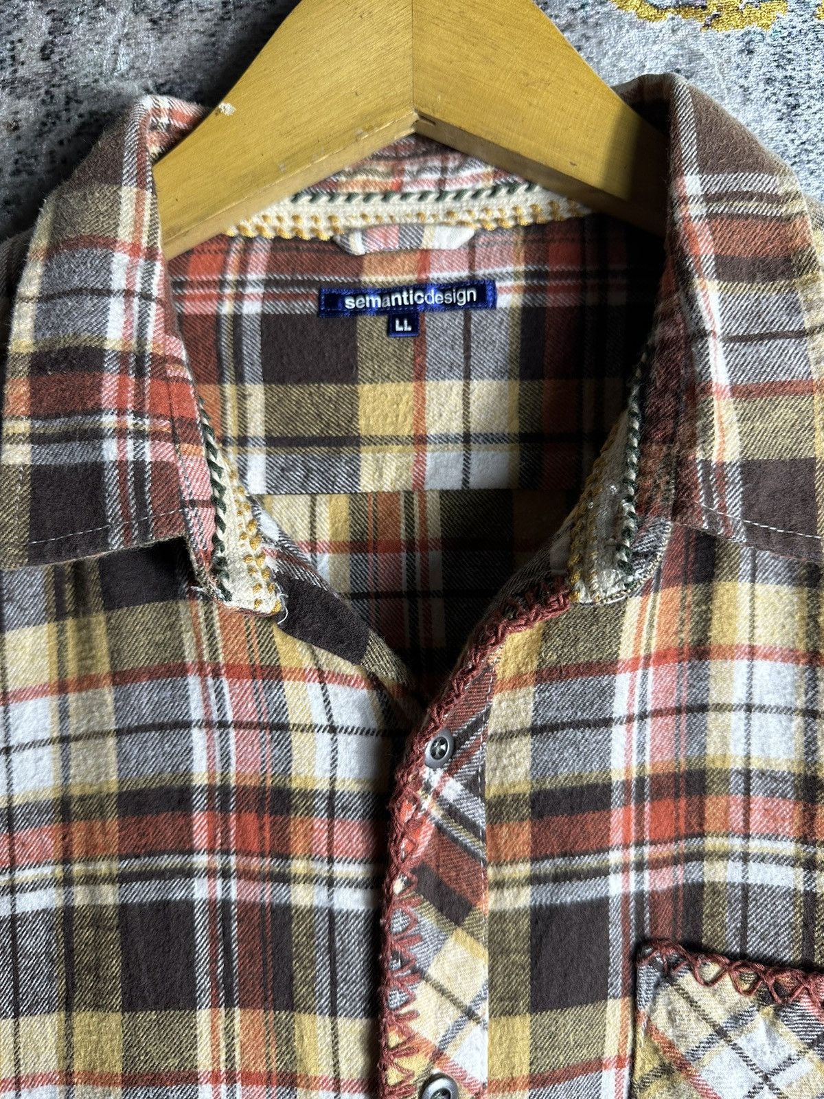 20471120 UNDEFINED OUTER SEAM WESTERN SHIRT SEMANTIC DESIGN LGB STYLE Size US L / EU 52-54 / 3 - 6 Thumbnail