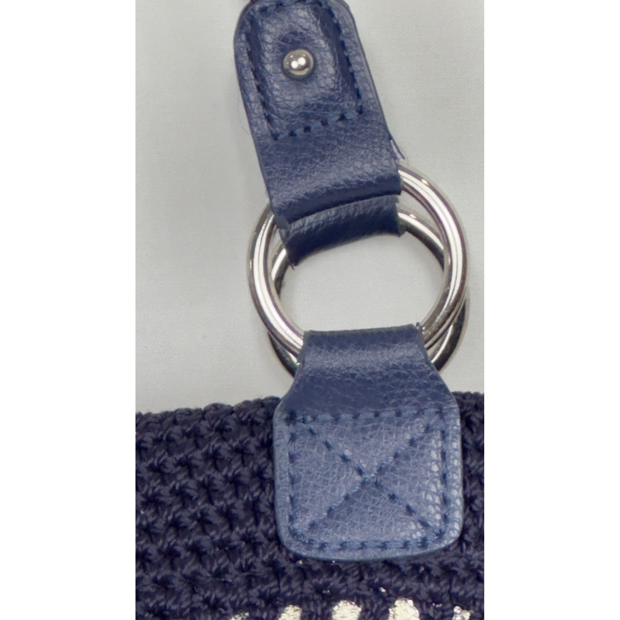The Sak The Sak Navy Crochet Tote Bag With Zipper Pocket & Shoulder Size ONE SIZE - 20 Thumbnail