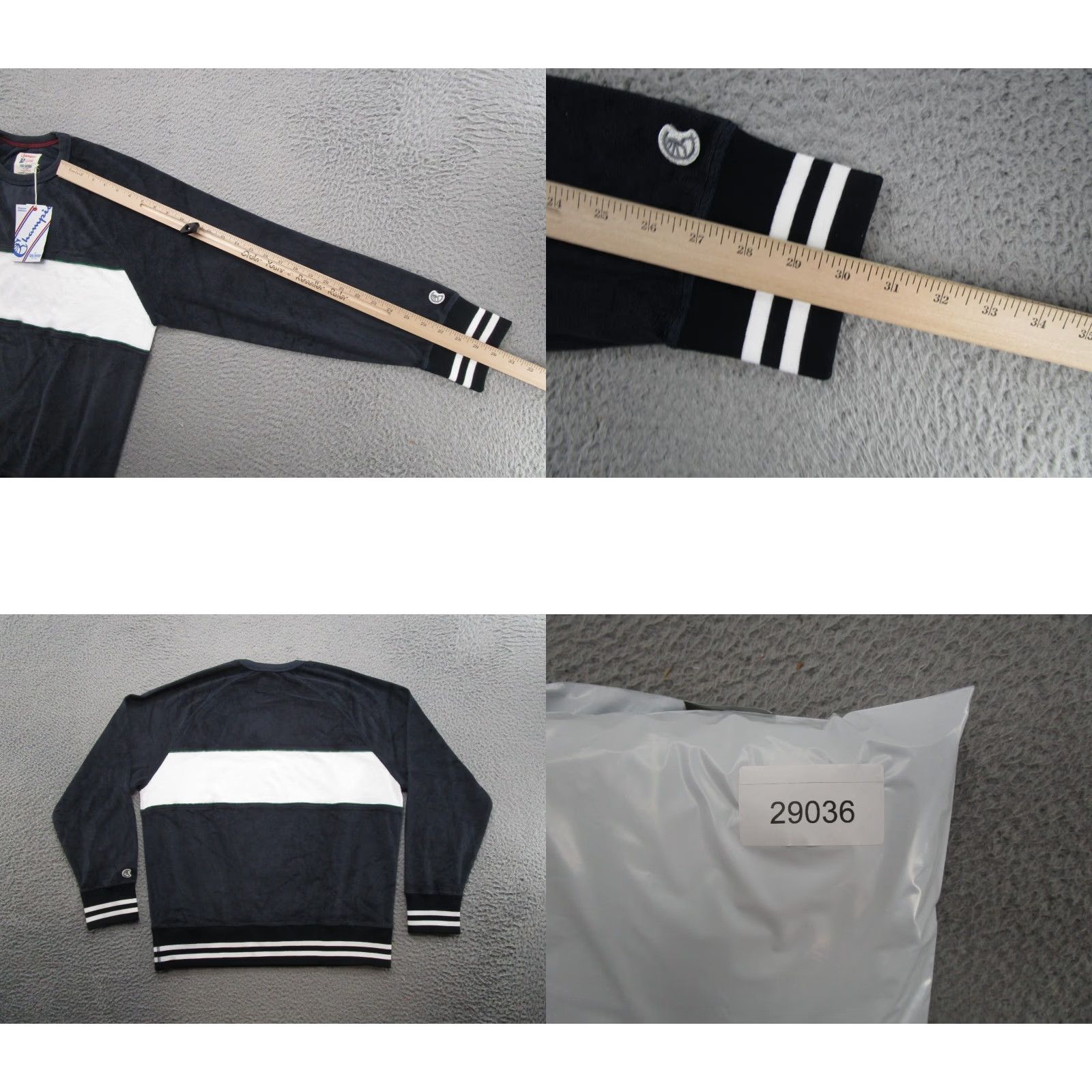 Champion Champion Sweatshirt Mens L NEW Todd Snyder Terry Cloth Colorblock Navy Blue Size US L / EU 52-54 / 3 - 8 Thumbnail