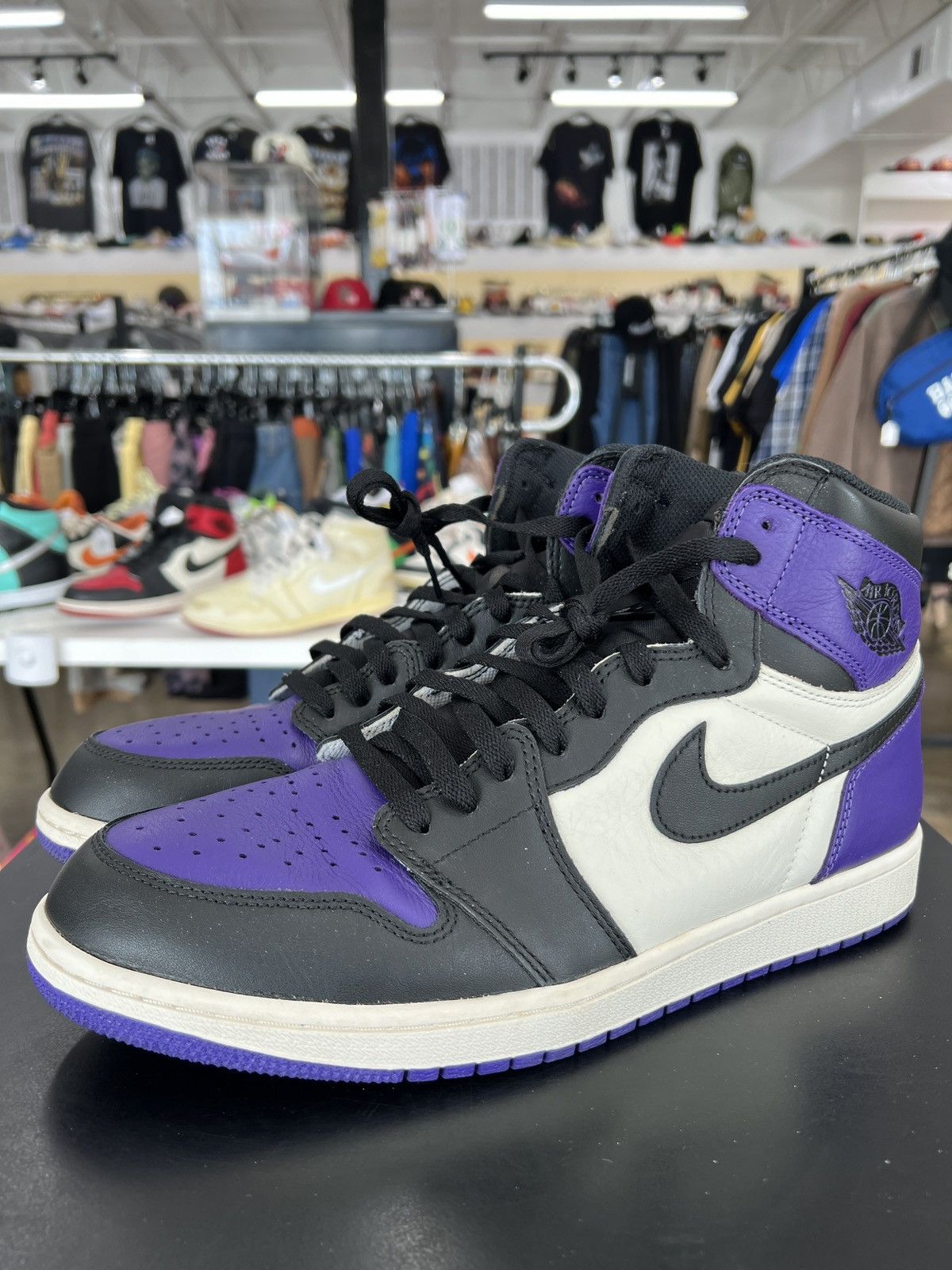 Jordan Brand × Nike Air Jordan 1 Court Purple Sz. 13 (2018) Size US 13 / EU 46 - 1 Thumbnail